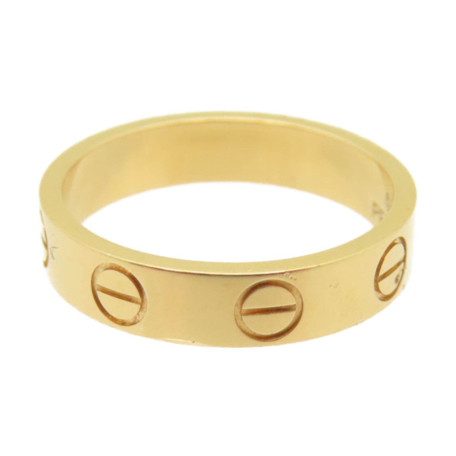 CARTIER 18K Rose Gold Mini Love Ring US#3.5/Cartier#46