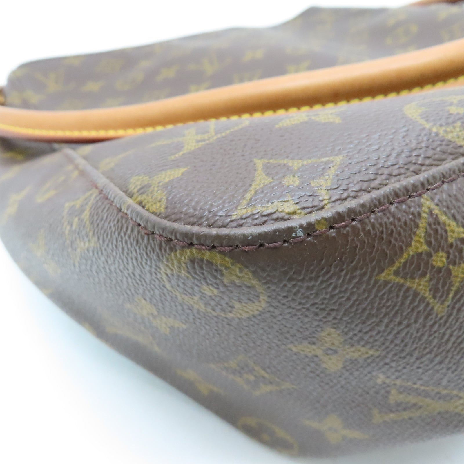 LOUIS VUITTON Monogram Looping金扣肩背袋啡色