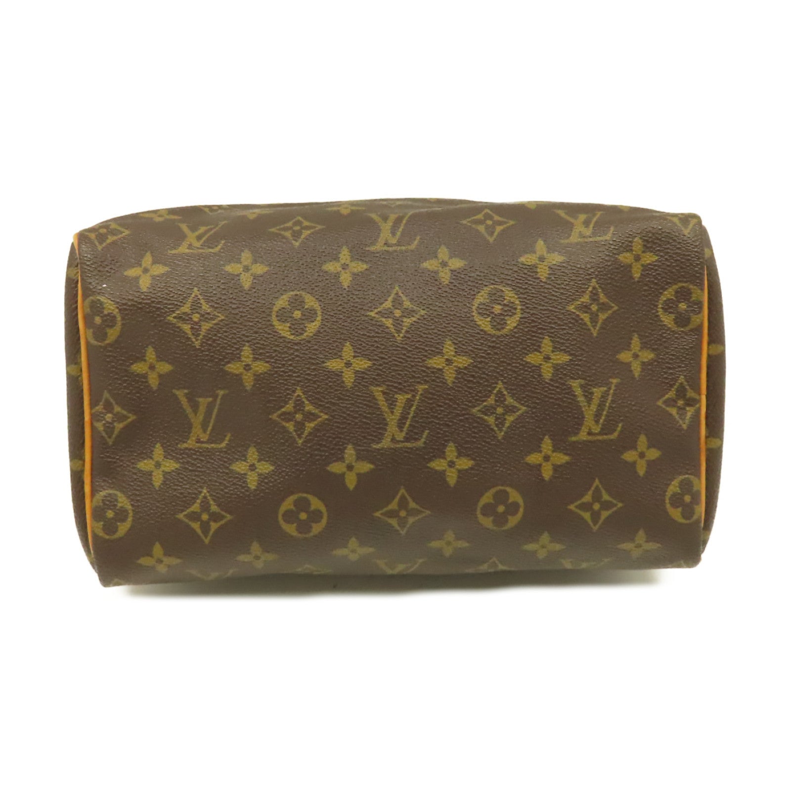 LOUIS VUITTON Monogram Speedy 25 Hand Bag金扣手挽袋啡色