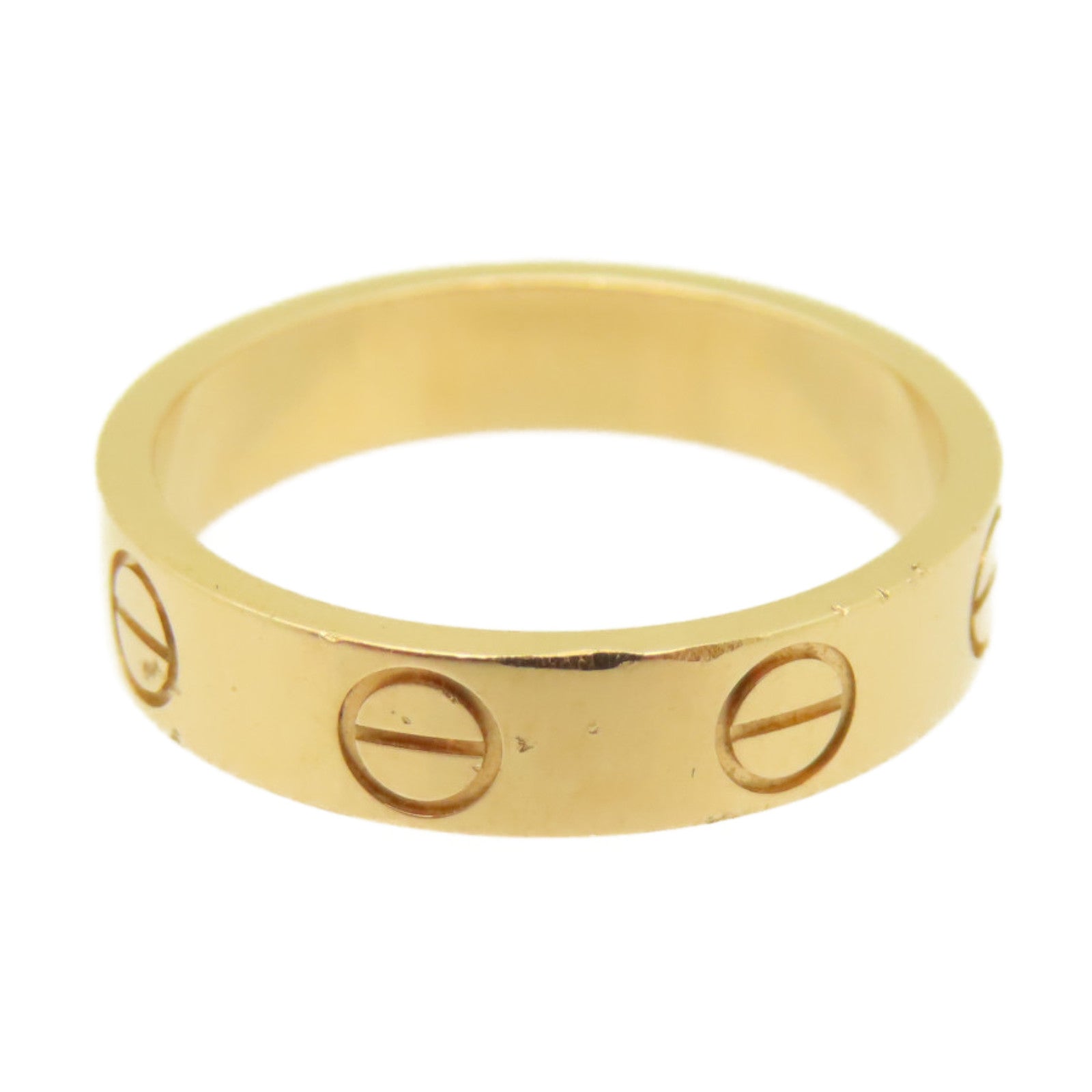 CARTIER 18K Rose Gold Mini Love Ring US#3.5/Cartier#46