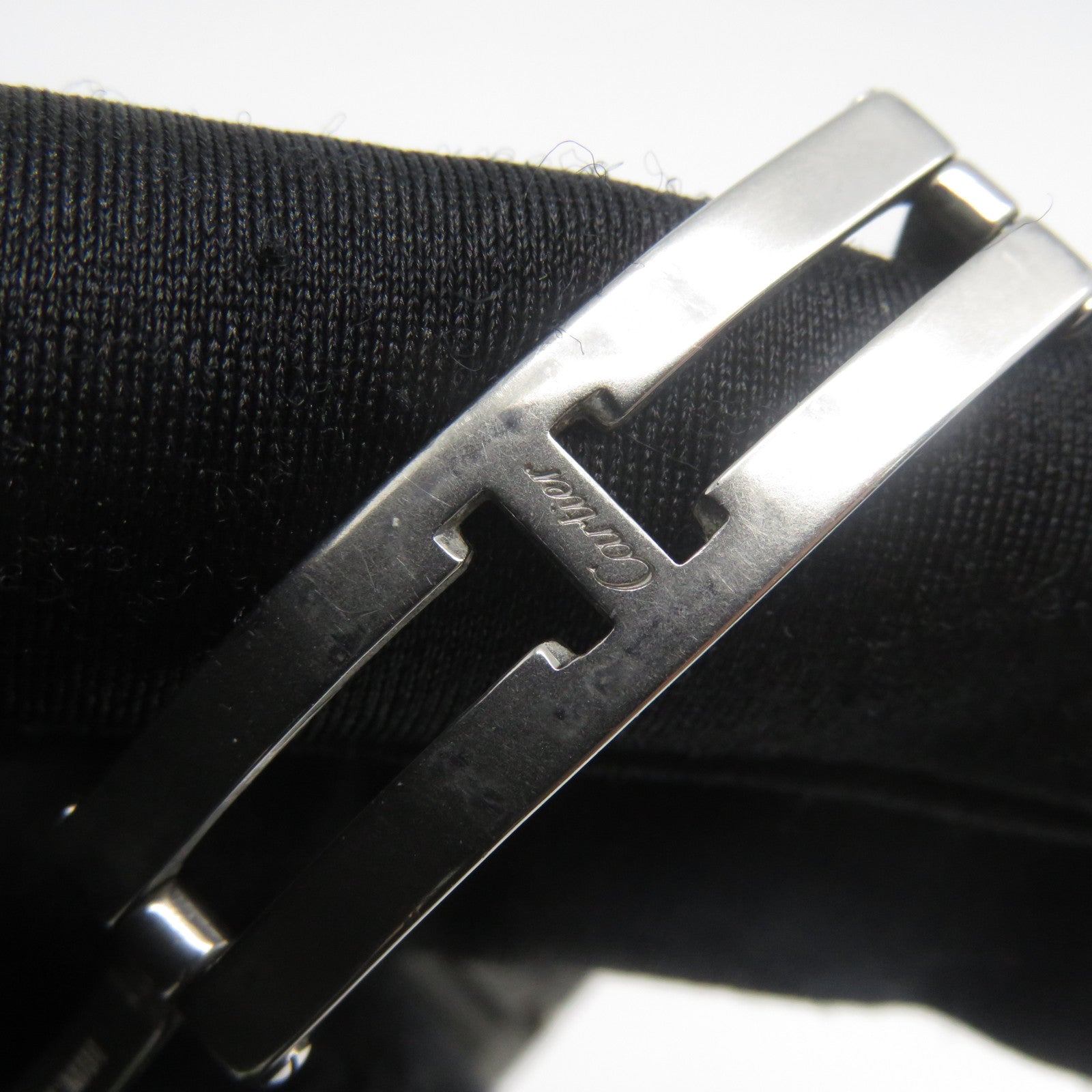 CARTIER Tank Francaise不鏽鋼手錶石英機芯白色