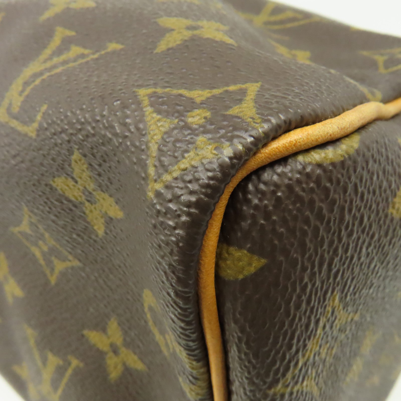 LOUIS VUITTON Monogram Speedy 25 Hand Bag金扣手挽袋啡色