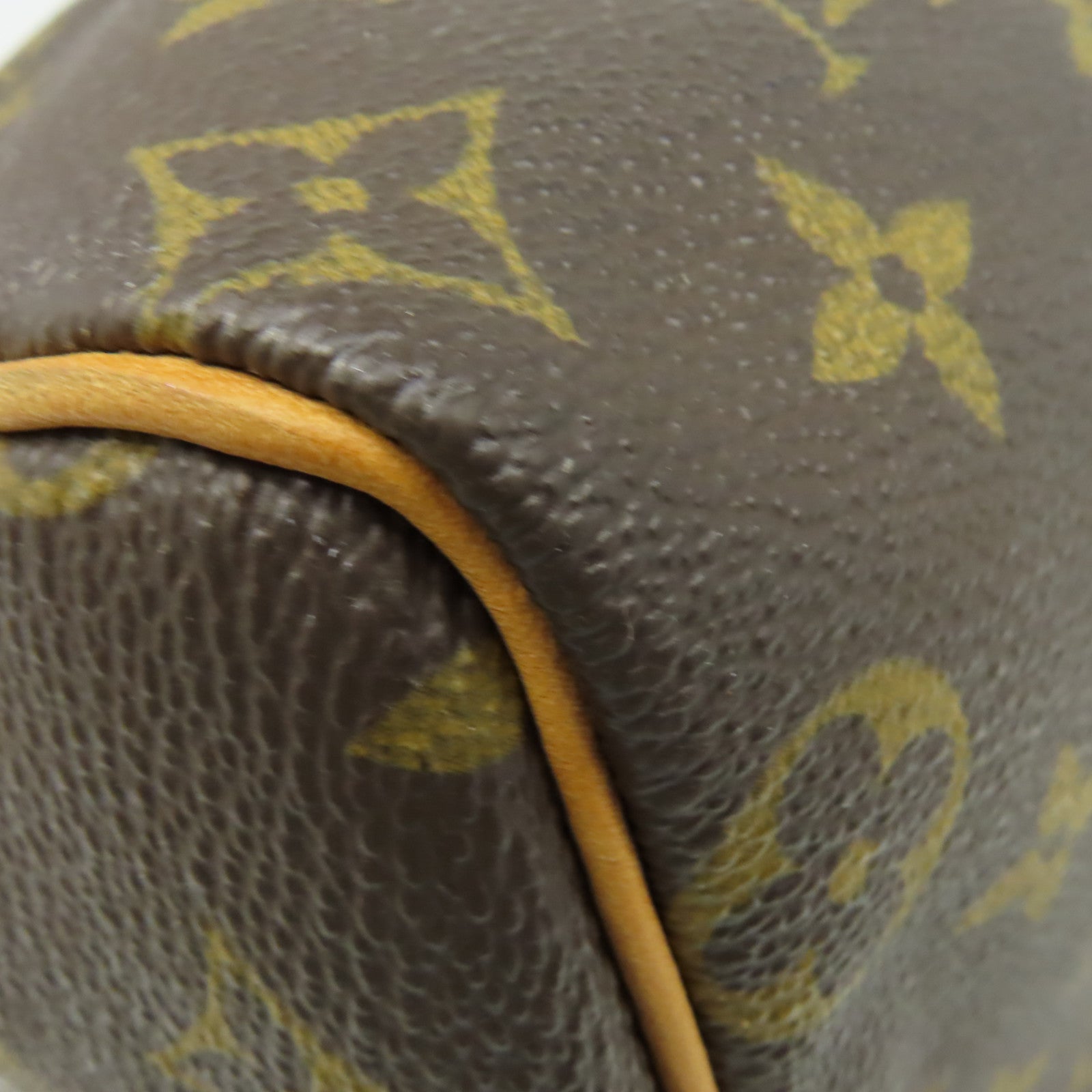LOUIS VUITTON Monogram Speedy 25 Hand Bag金扣手挽袋啡色