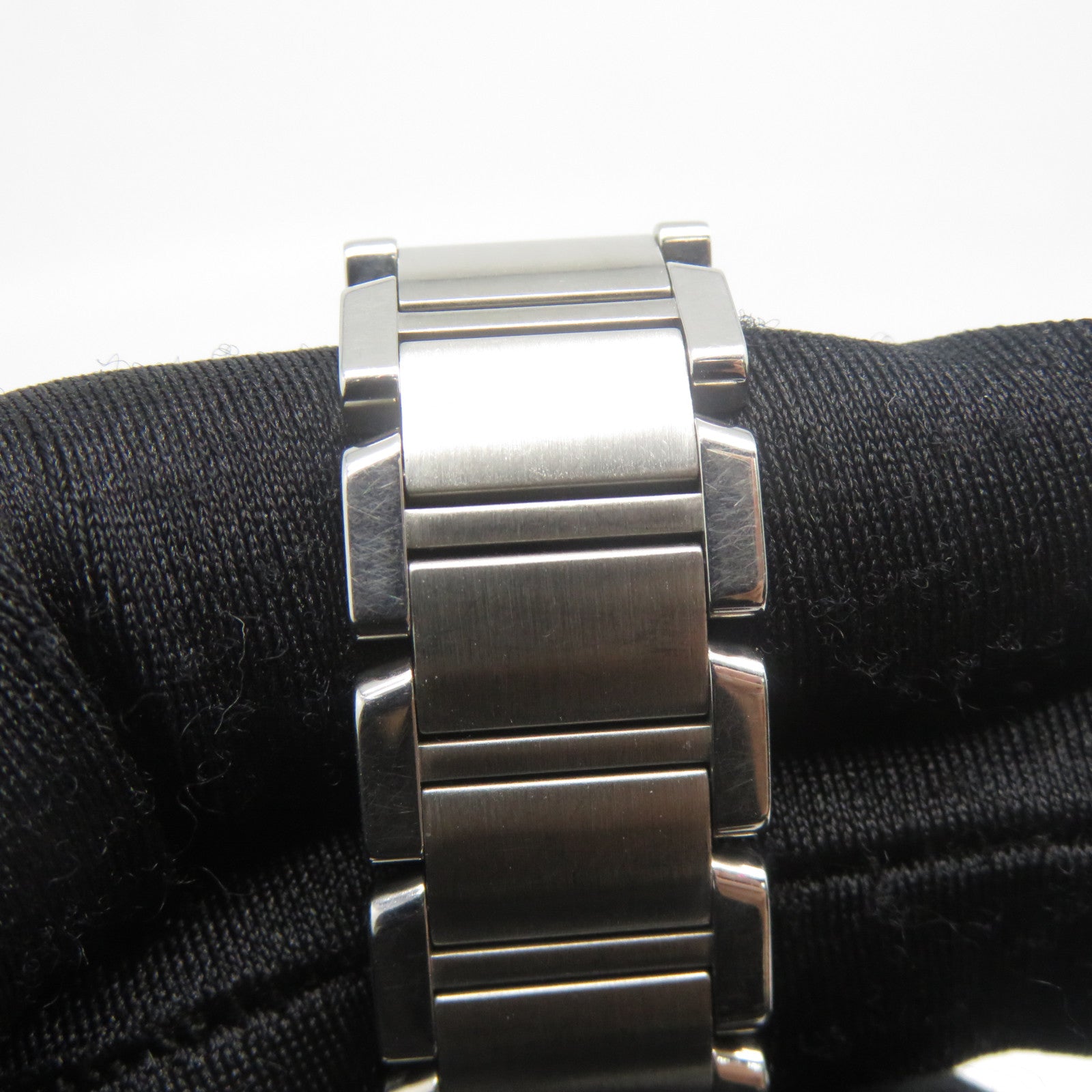 CARTIER Tank Francaise不鏽鋼手錶石英機芯白色