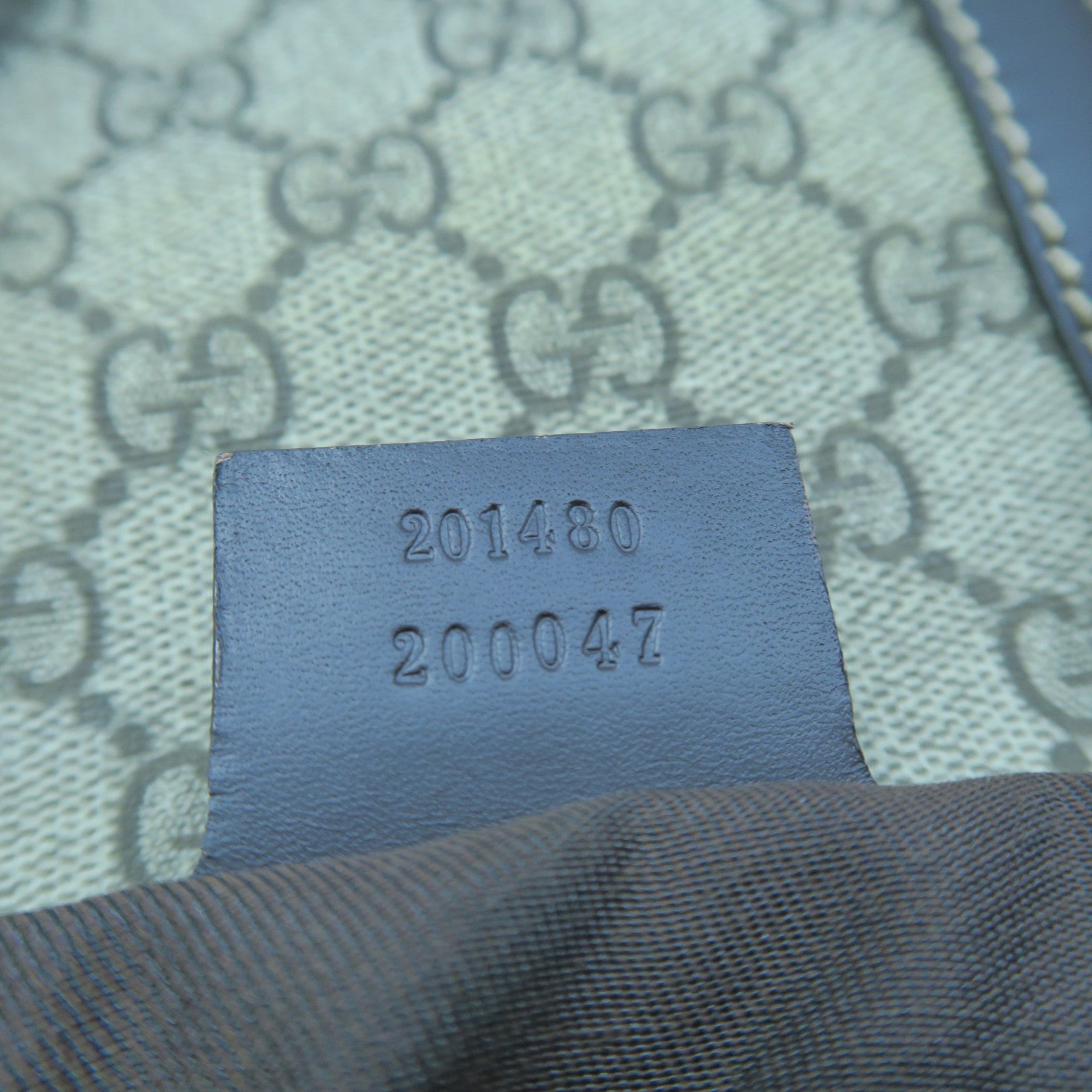 GUCCI 塗層帆布2 Way Shoulder金扣手挽肩背兩用袋啡色