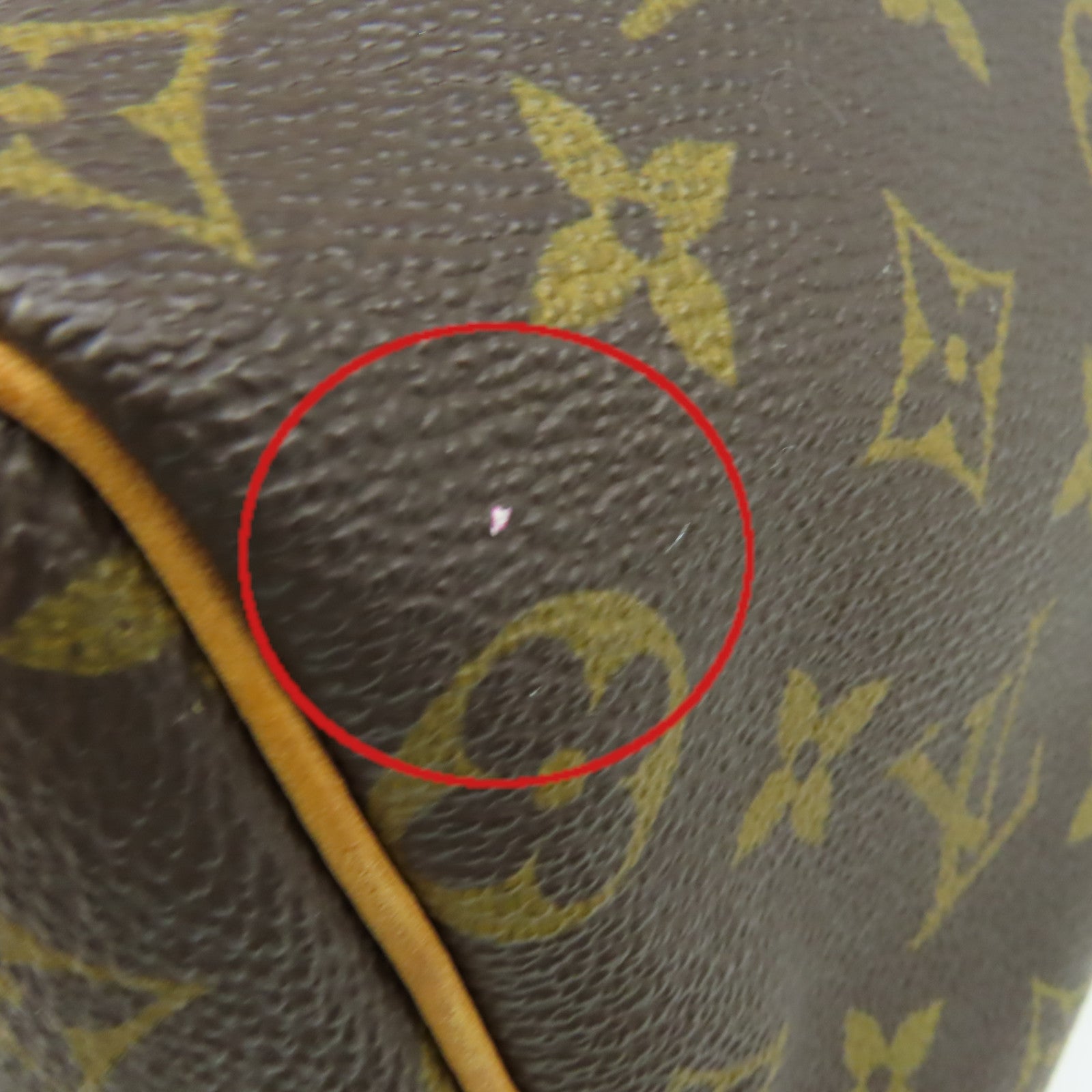 LOUIS VUITTON Monogram Speedy 25 Hand Bag金扣手挽袋啡色