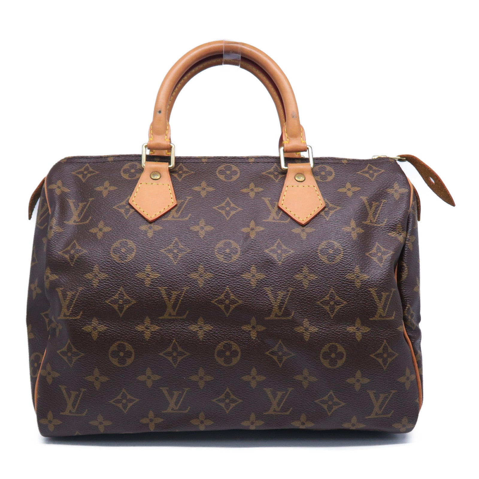 LOUIS VUITTON 【激減優惠】Monogram Speedy 30金扣手挽袋啡色