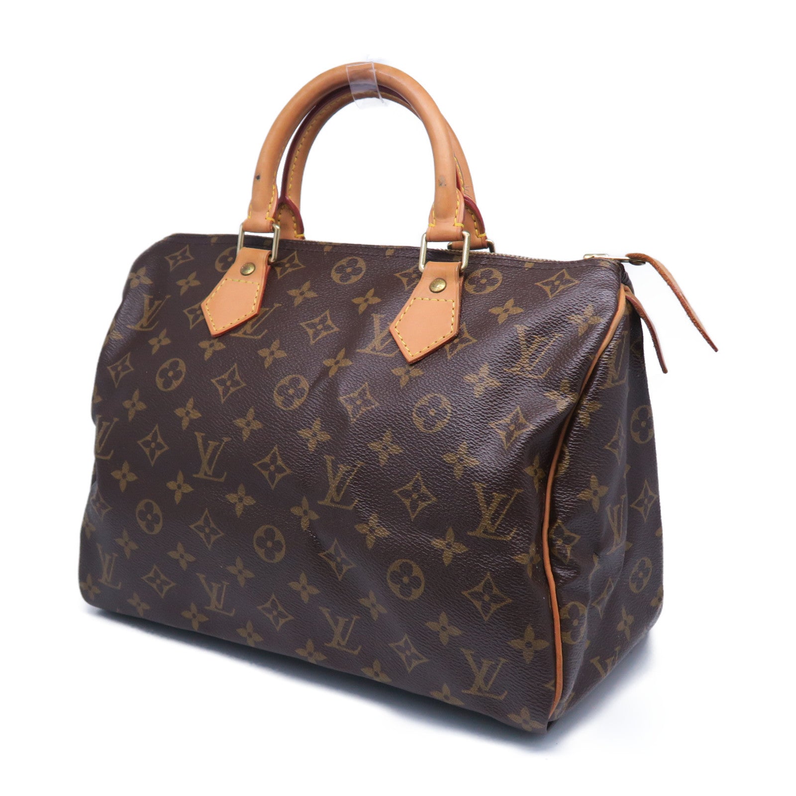 LOUIS VUITTON 【激減優惠】Monogram Speedy 30金扣手挽袋啡色