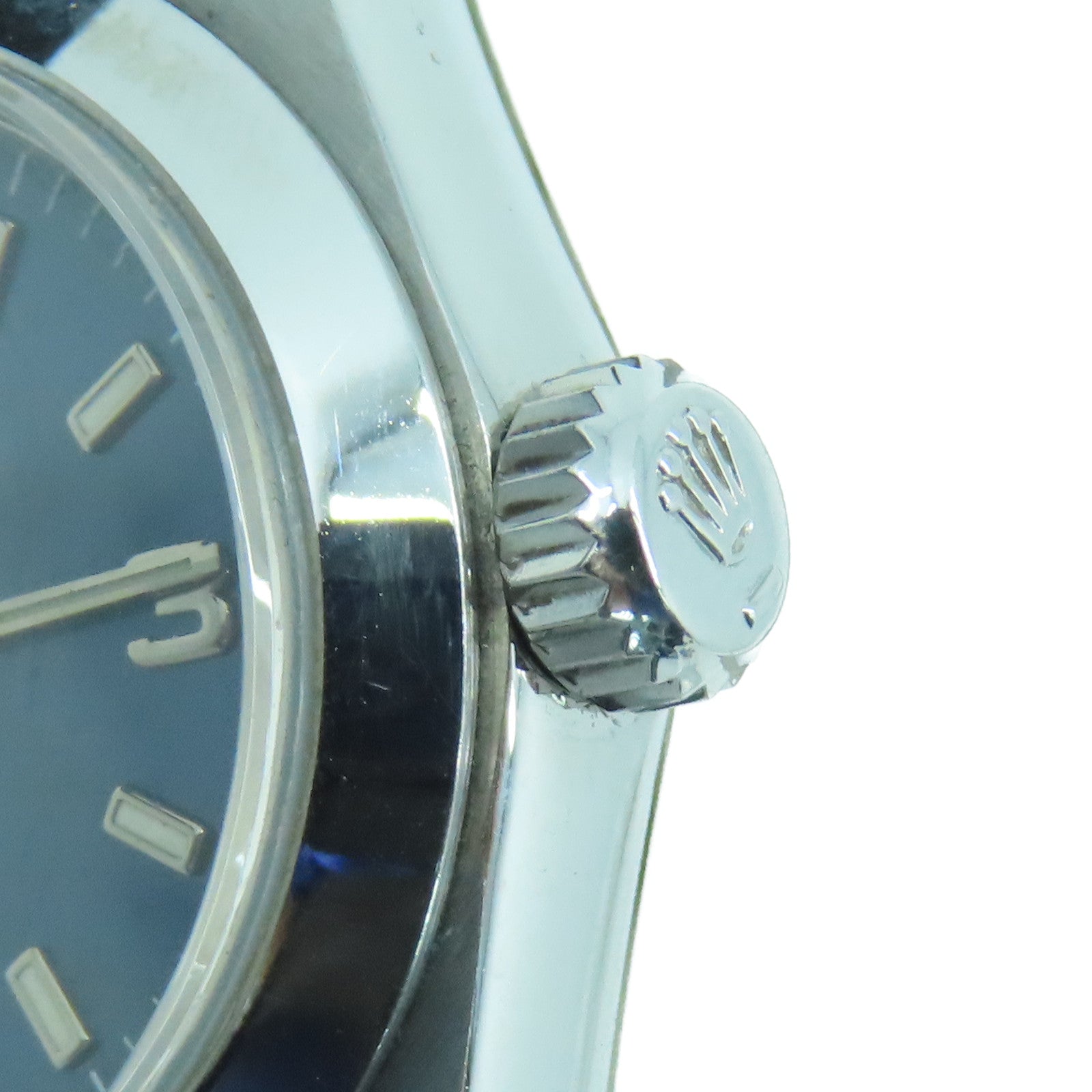 ROLEX Oyster Perpetual不锈钢手表自动机芯蓝色