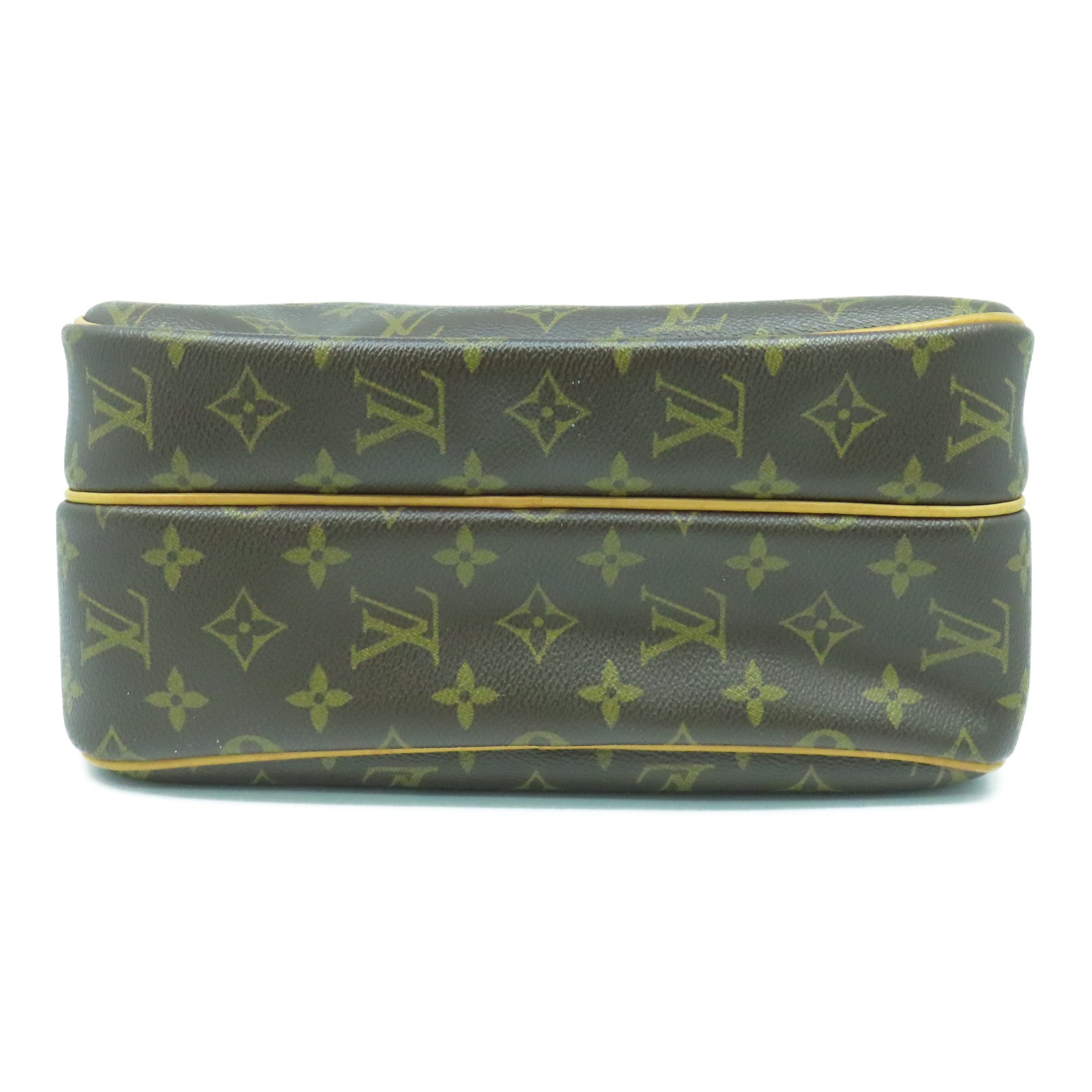 LOUIS VUITTON Monogram Reporter金扣肩背袋啡色