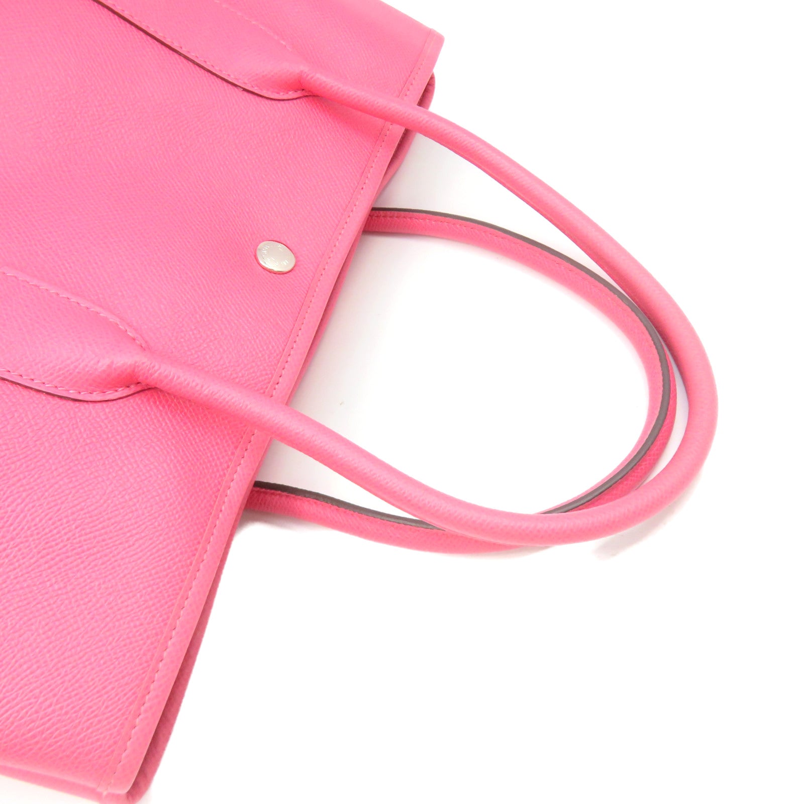 HERMES 【激減優惠】Epsom皮革Garden Party PM Tote Bag手挽袋粉紅色