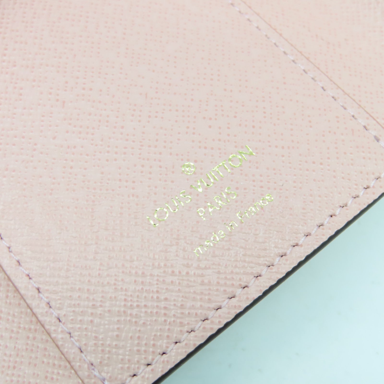 LOUIS VUITTON Monogram Victorine金扣錢包啡色/粉紅色