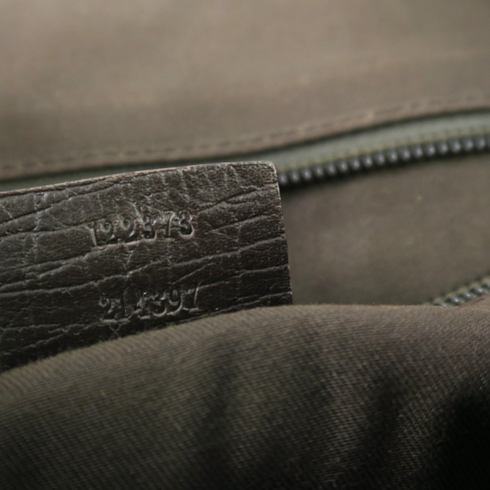 GUCCI 塗層帆布Shoulder Bag銀扣肩背袋啡色
