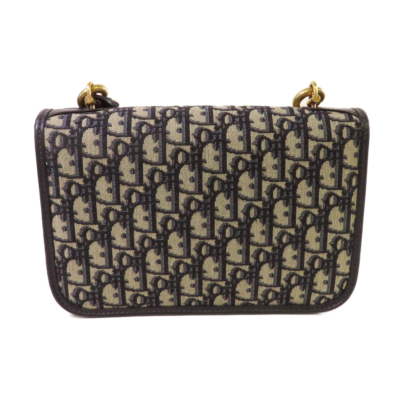 Dior Oblique Jacquard帆布Dioraddict Shoulder Bag金扣肩背袋寶藍色