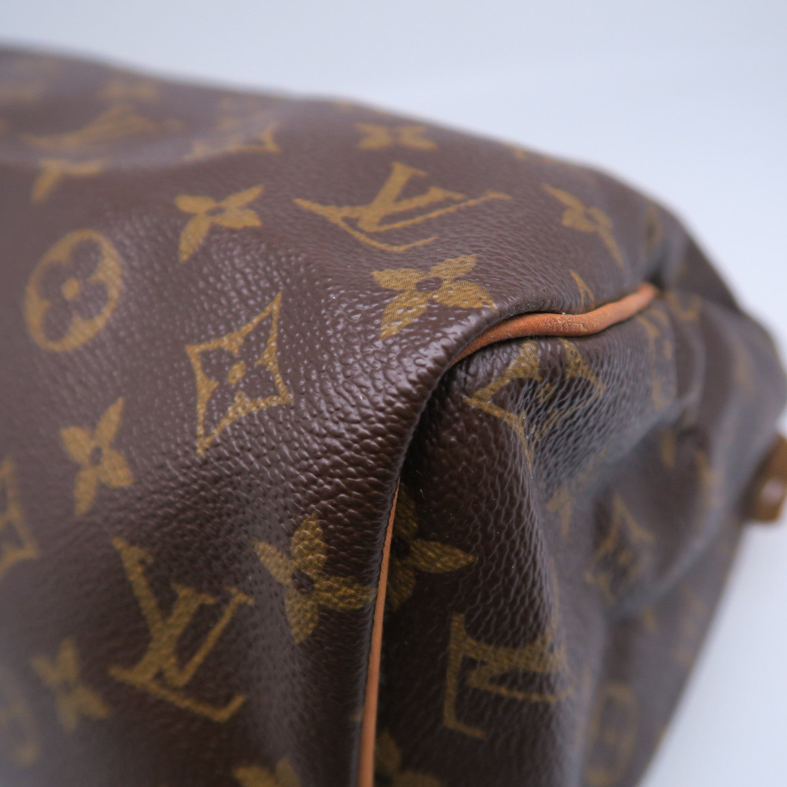 LOUIS VUITTON 【激減優惠】Monogram Speedy 30金扣手挽袋啡色