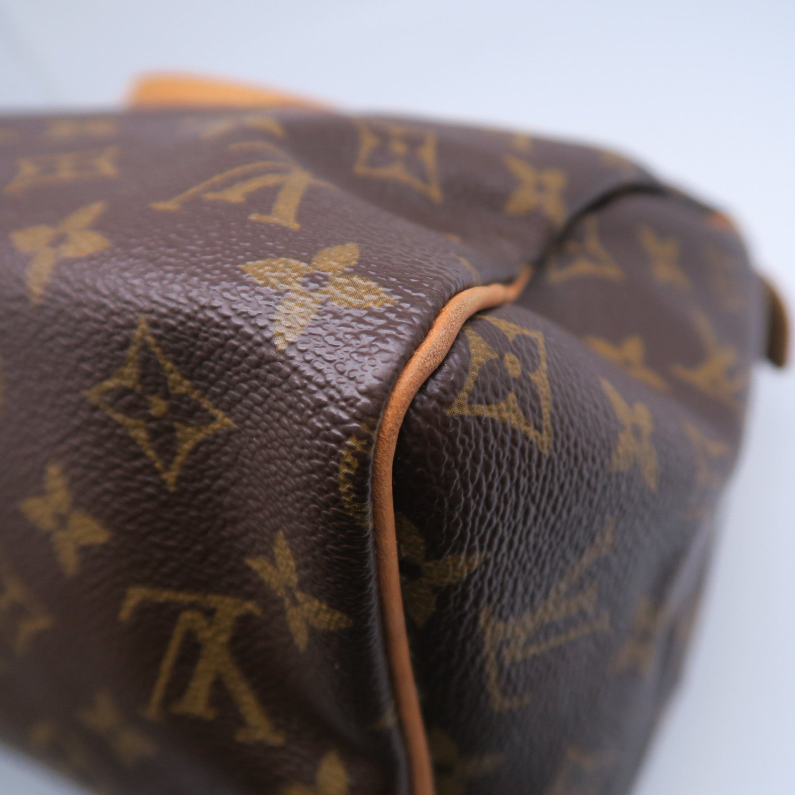 LOUIS VUITTON 【激減優惠】Monogram Speedy 30金扣手挽袋啡色