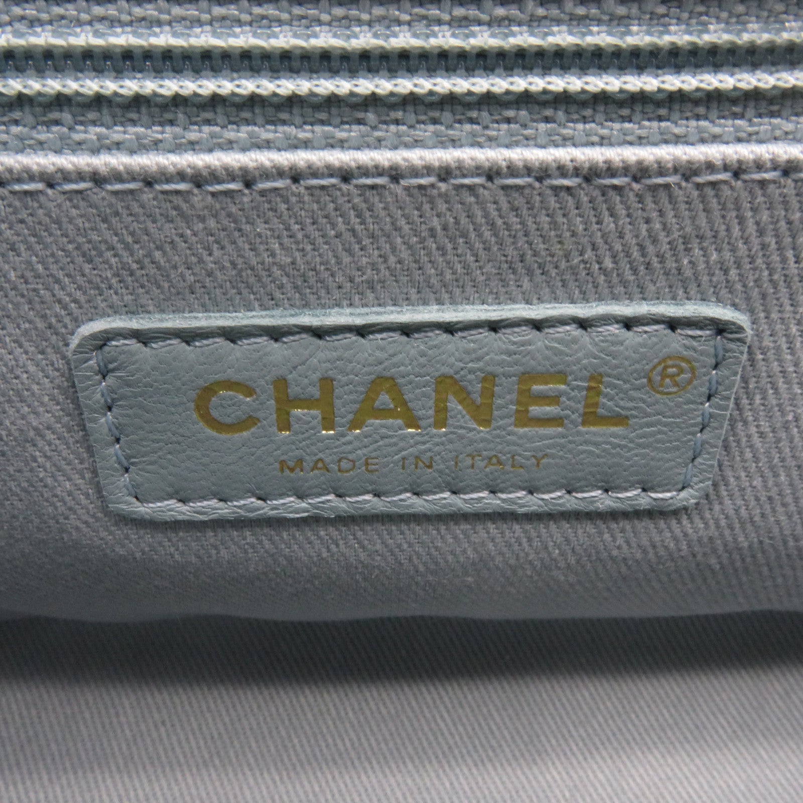 CHANEL 菱格Caviar皮革2Way Chain Shoulder Bag金扣链带肩背袋湖绿色