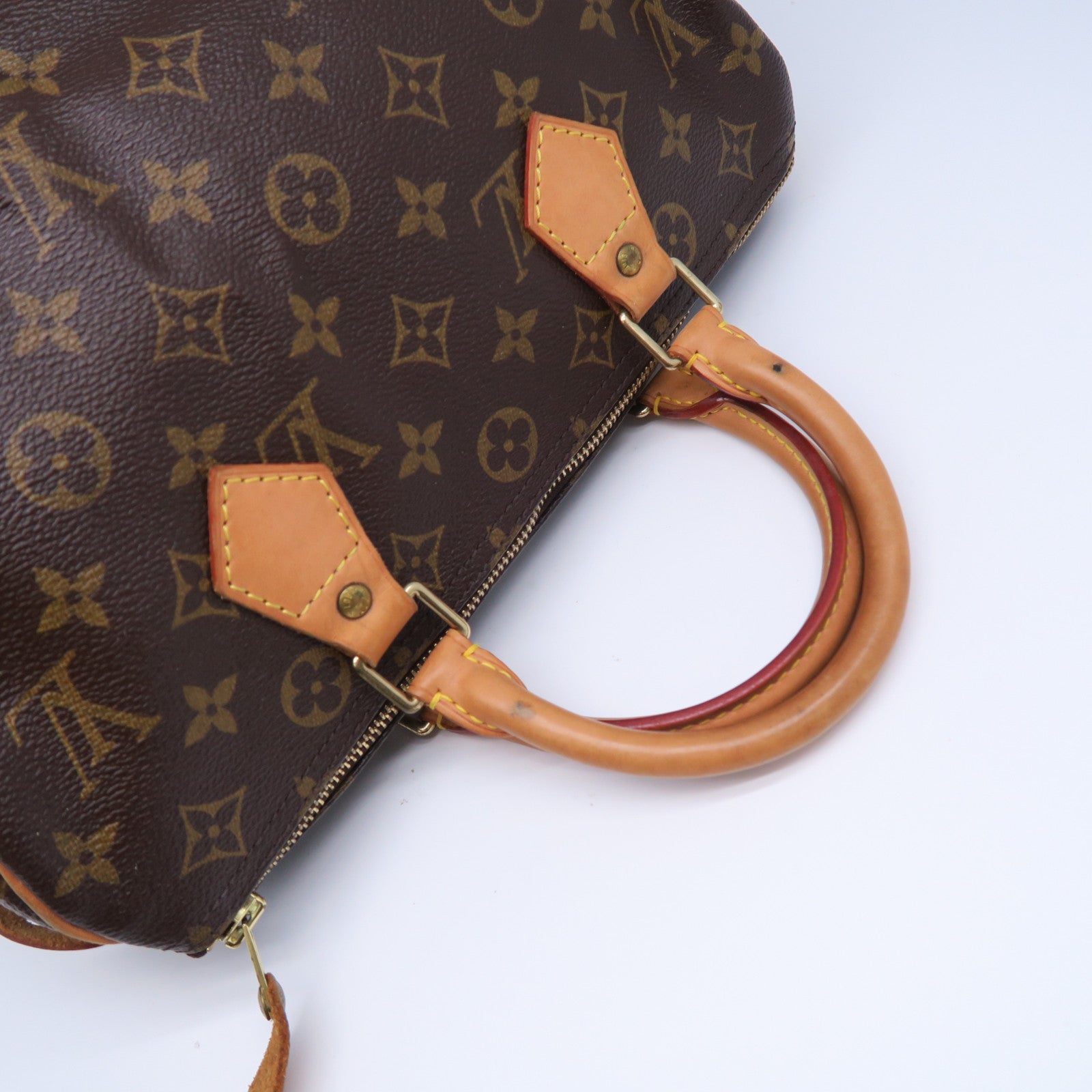 LOUIS VUITTON 【激減優惠】Monogram Speedy 30金扣手挽袋啡色