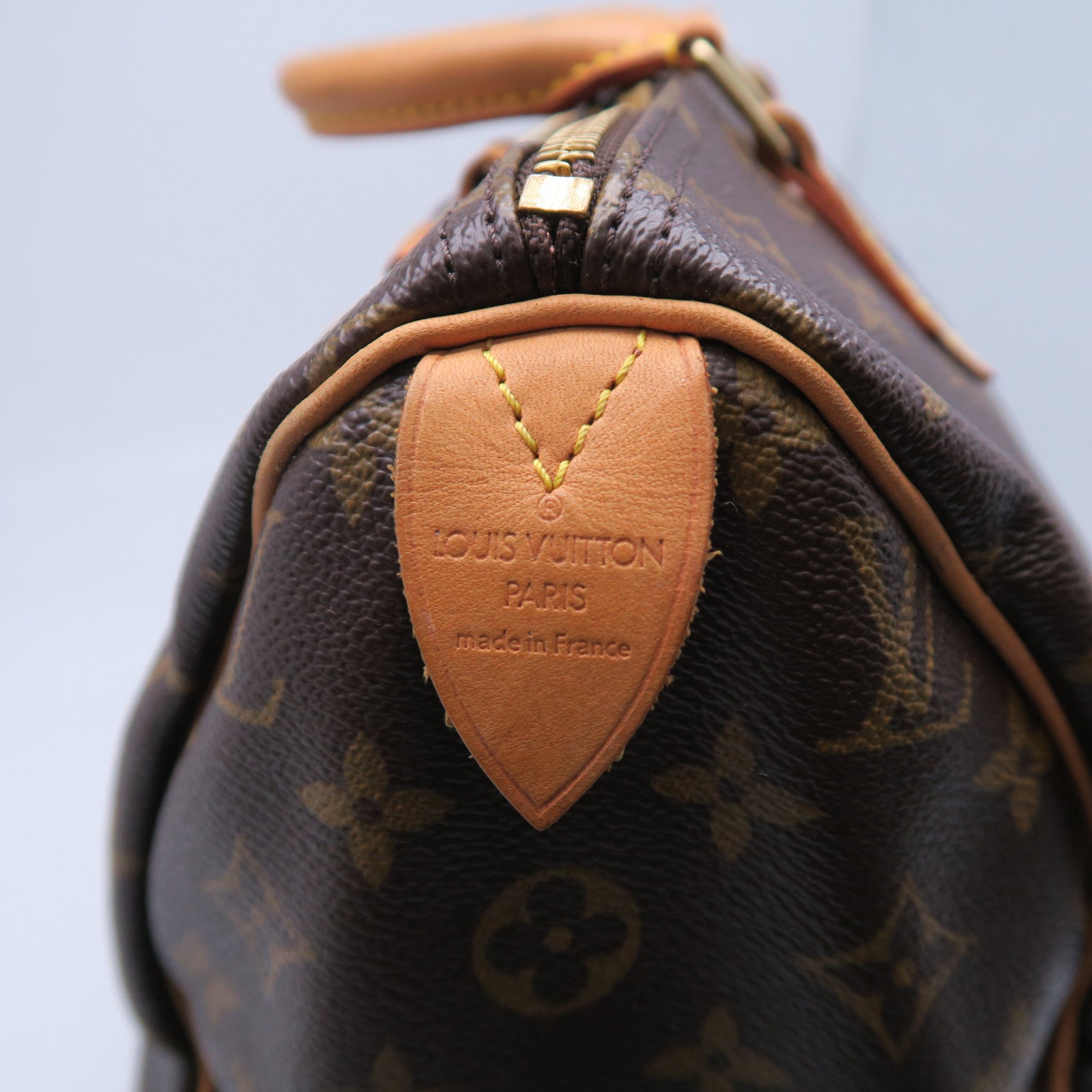 LOUIS VUITTON 【激減優惠】Monogram Speedy 30金扣手挽袋啡色