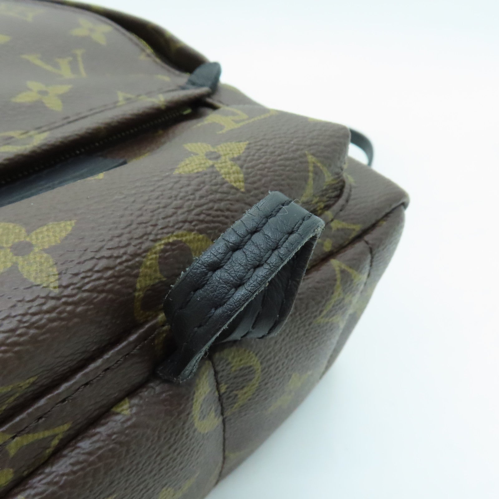 LOUIS VUITTON Monogram Palm Springs Mini Gold Buckle Backpack Brown