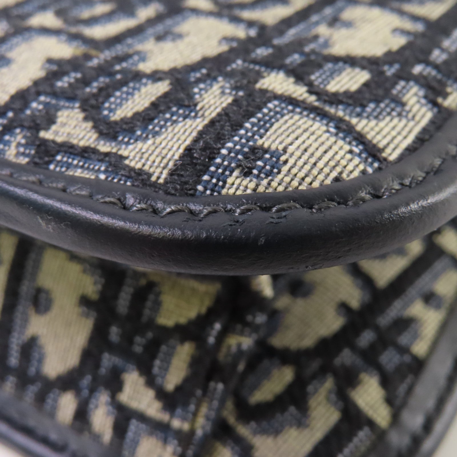 Dior Oblique Jacquard帆布Dioraddict Shoulder Bag金扣肩背袋寶藍色/啡色