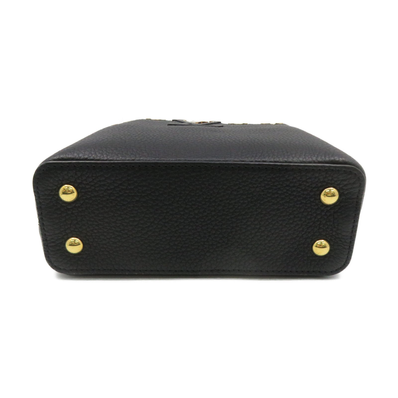 LOUIS VUITTON Taurillon Capucines Mini 2Way Shoulder Bag手挽肩背兩用袋黑色