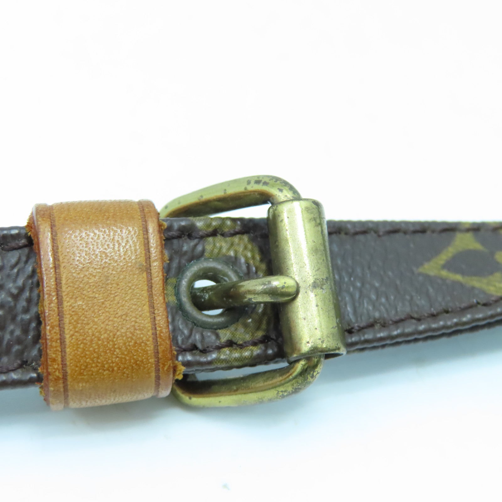 LOUIS VUITTON Monogram Danube金扣肩背袋啡色