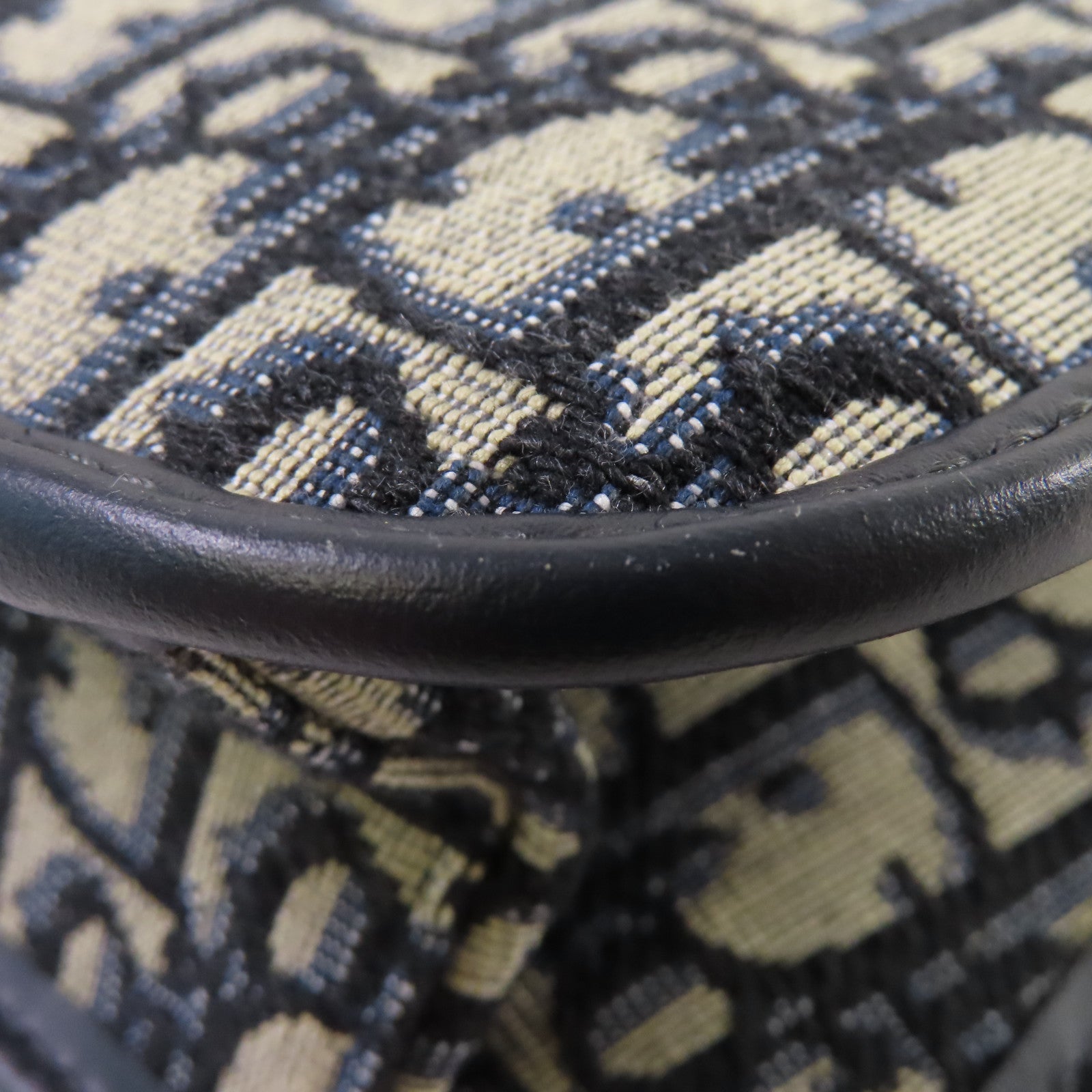 Dior Oblique Jacquard帆布Dioraddict Shoulder Bag金扣肩背袋寶藍色/啡色