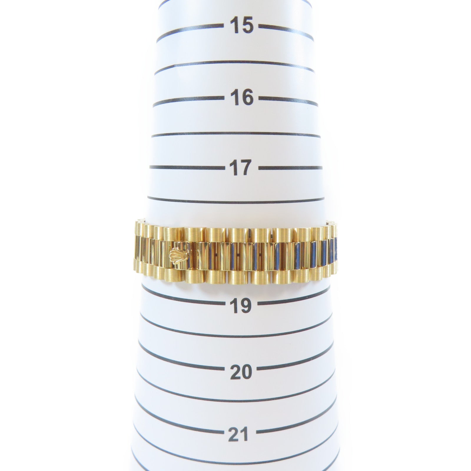 ROLEX 18K黃金Day-Date 36mm手錶金色#18.25cm
