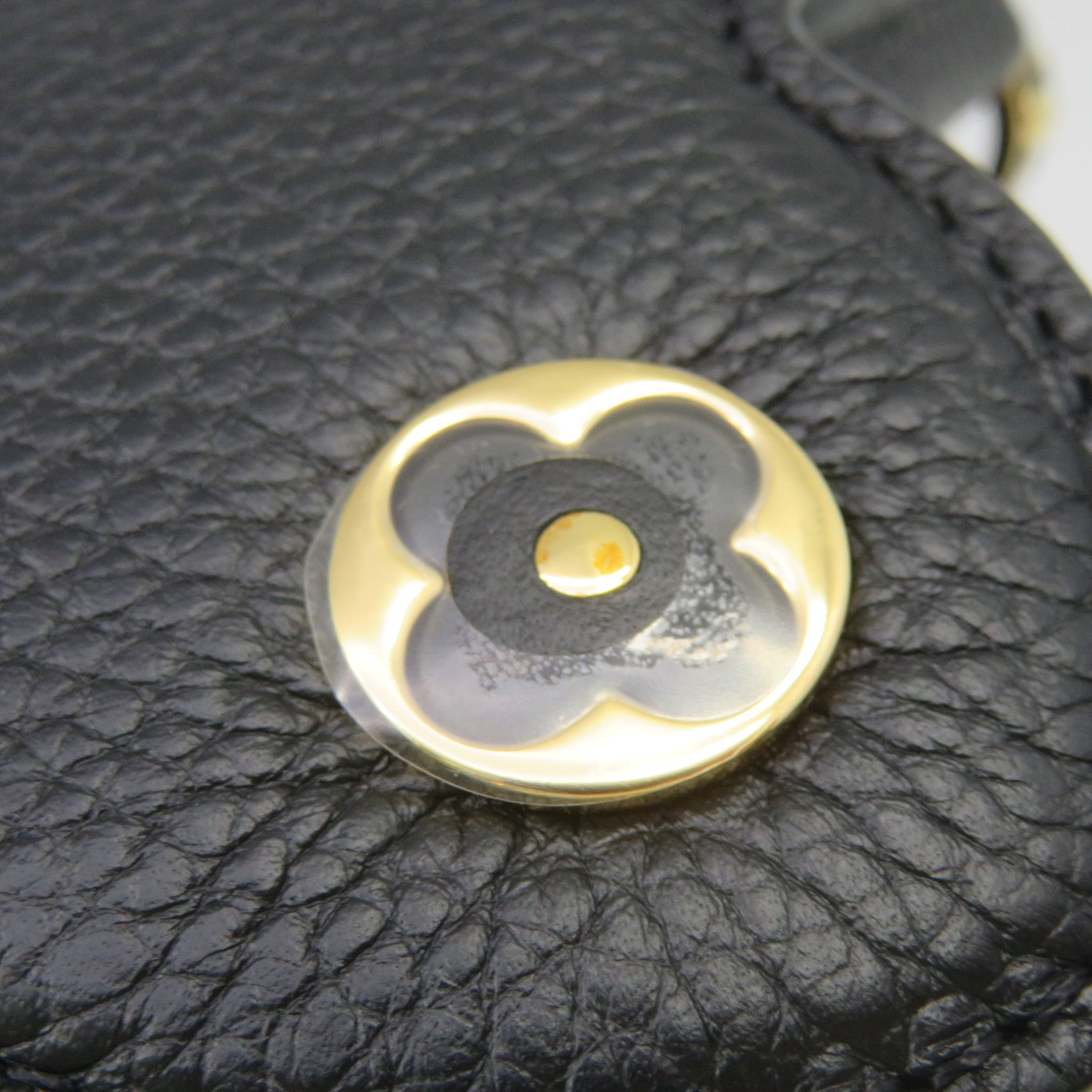 LOUIS VUITTON Taurillon Capucines Mini 2Way Shoulder Bag手挽肩背兩用袋黑色