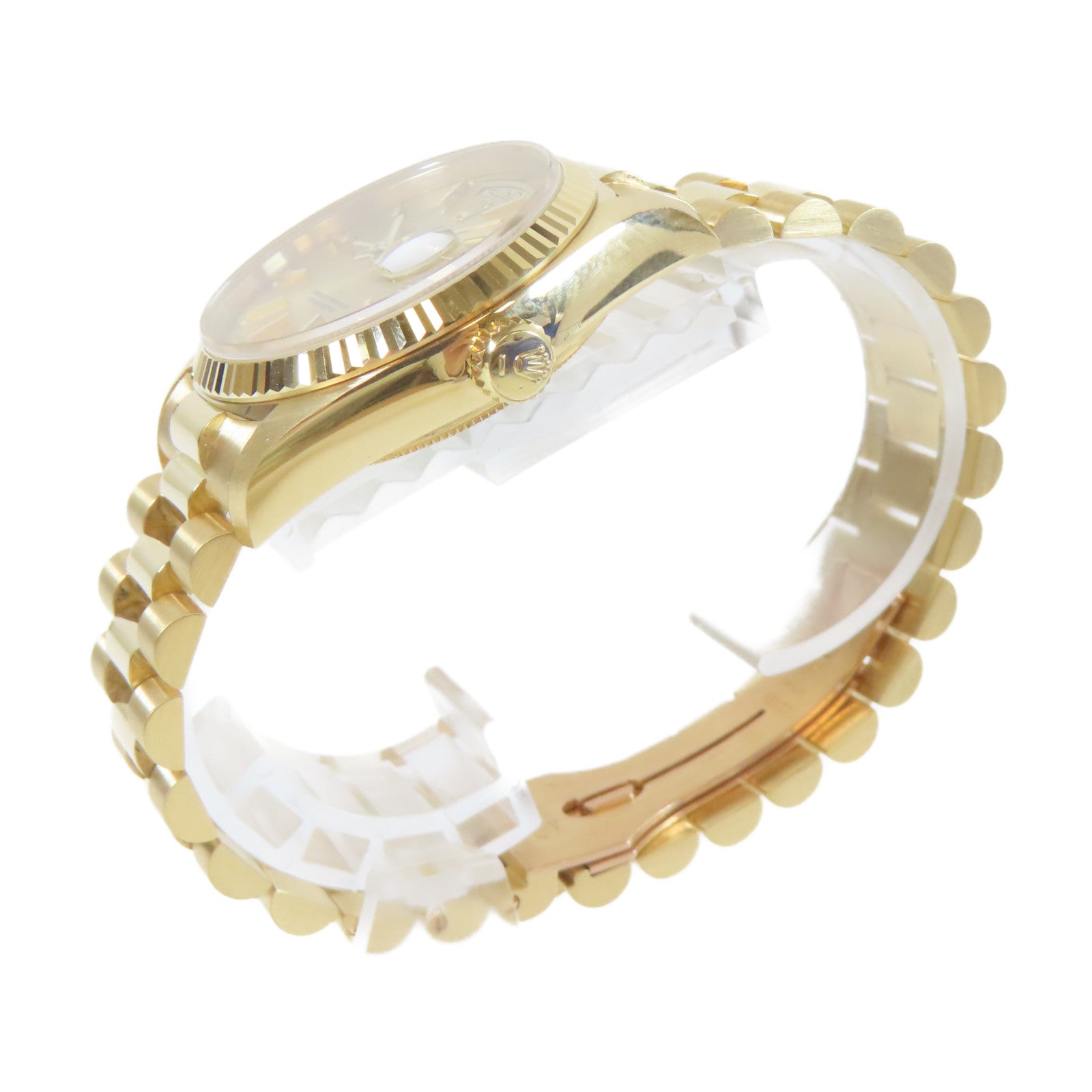 ROLEX 18K黃金Day-Date 36mm手錶金色#18.25cm