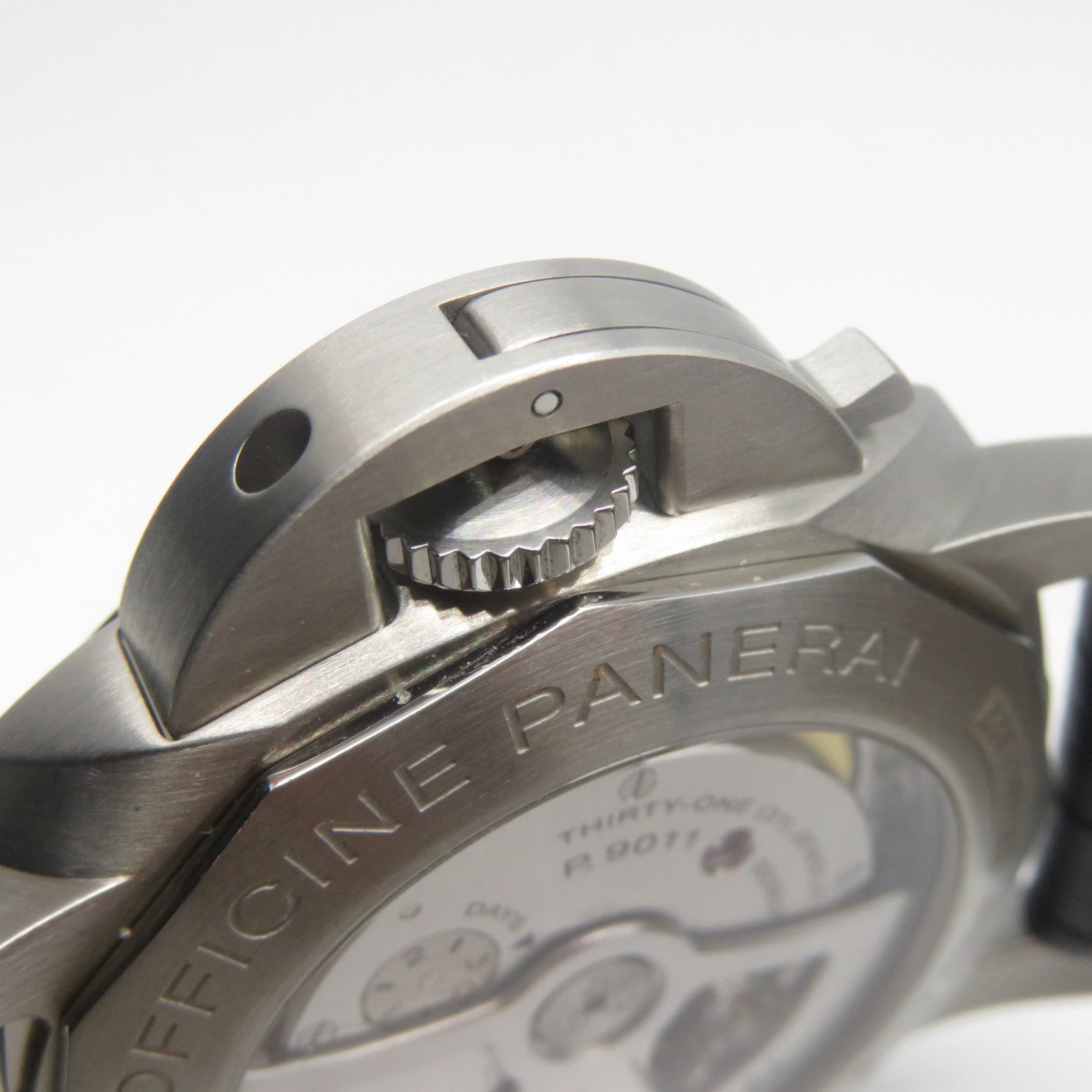 PANERAI Luminor GMT皮革帶/不鏽鋼手錶自動機芯