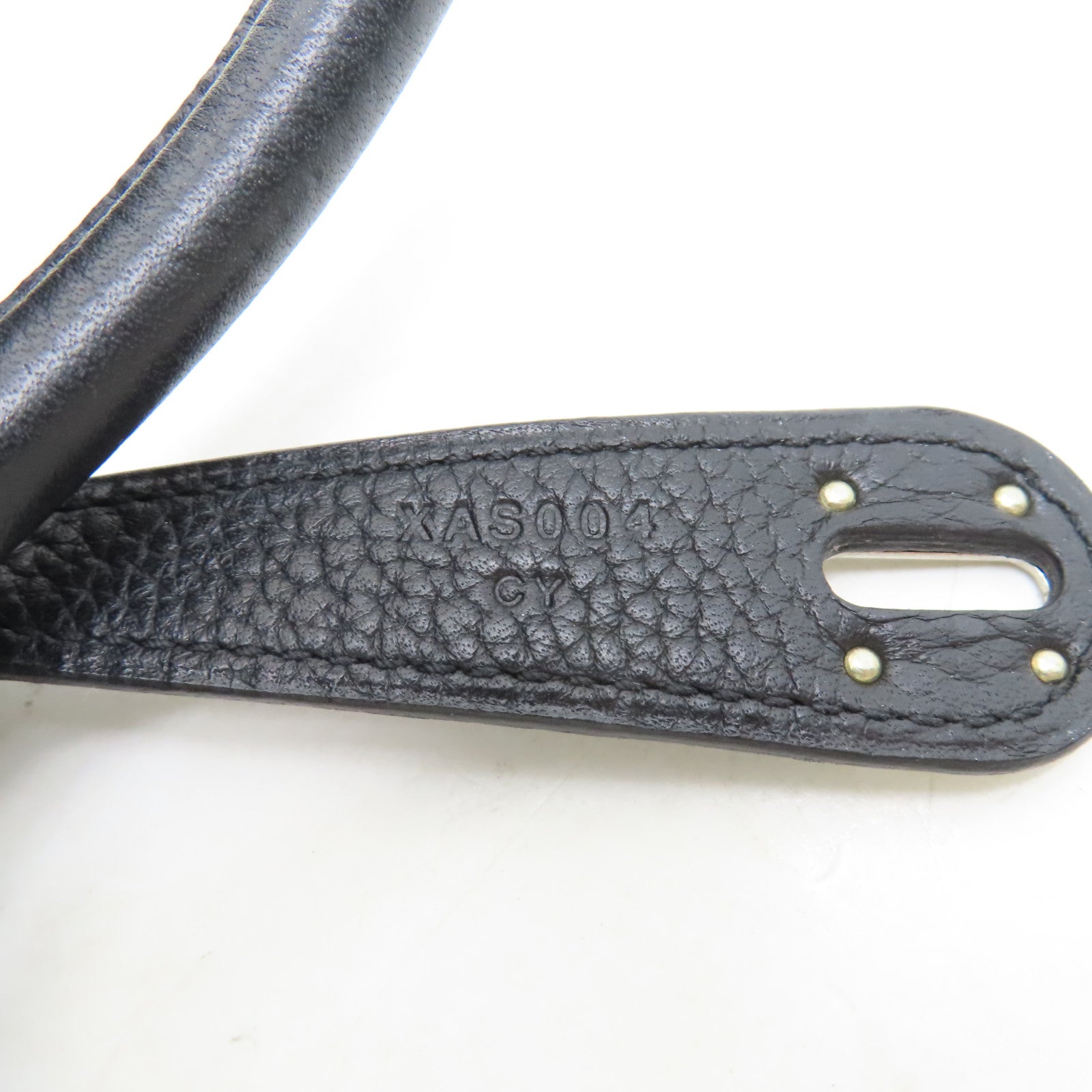HERMES Clemence皮革Lindy 30銀扣肩背袋經典黑色