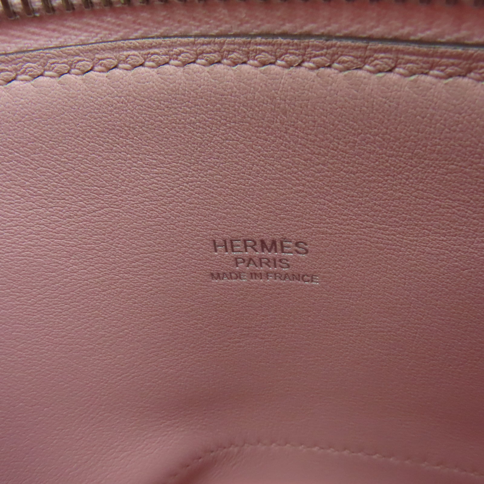 HERMES Swift皮革Bolide 27 2Way Shoulder Bag銀扣手挽肩背兩用袋3Q Rose Sakura/櫻花粉紅色
