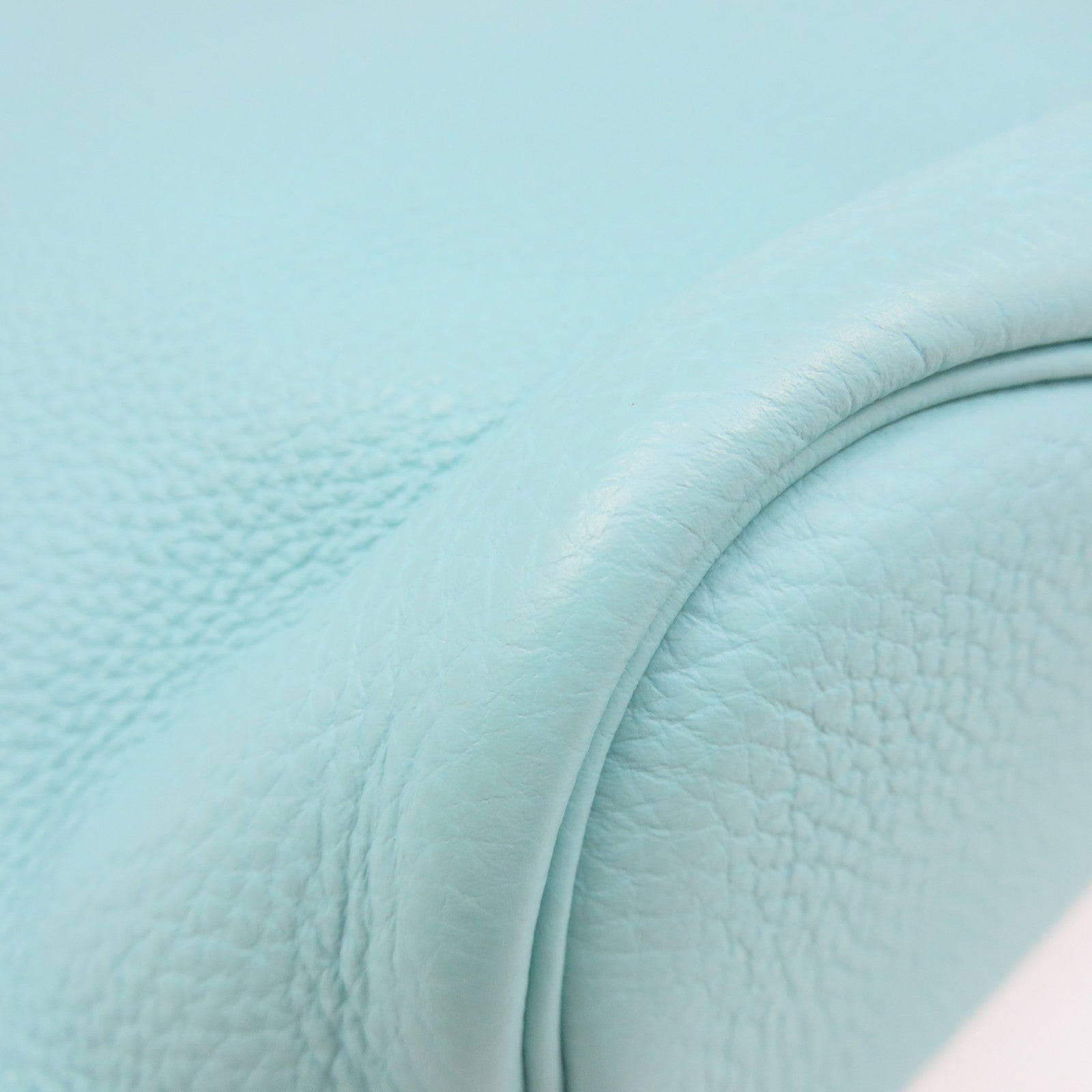 HERMES Clemence皮革So Kelly22 Shoulder Bag銀扣肩背袋3P淺藍色