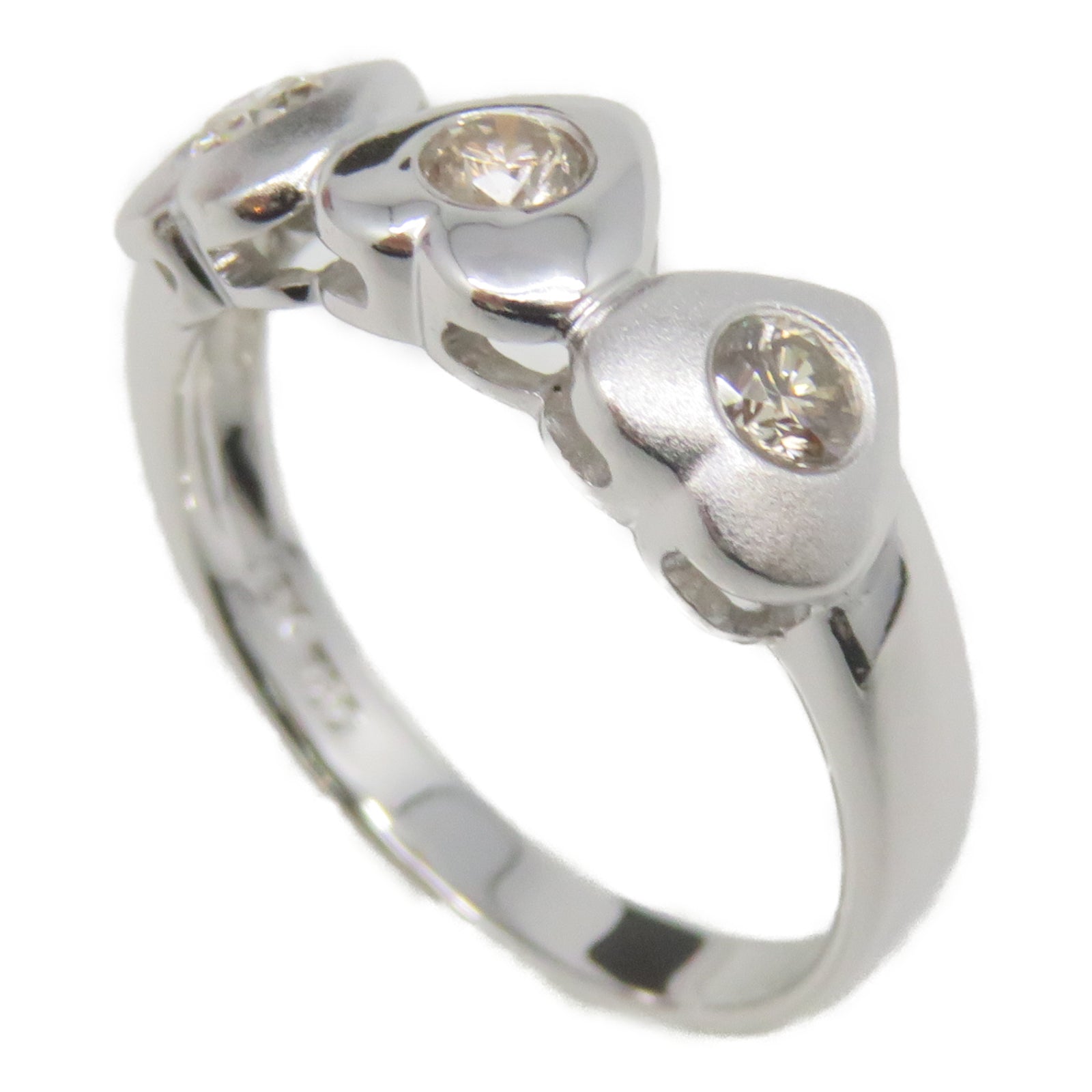 JEWELRY 【激減優惠】18K白金Ring鑽石戒指US#6