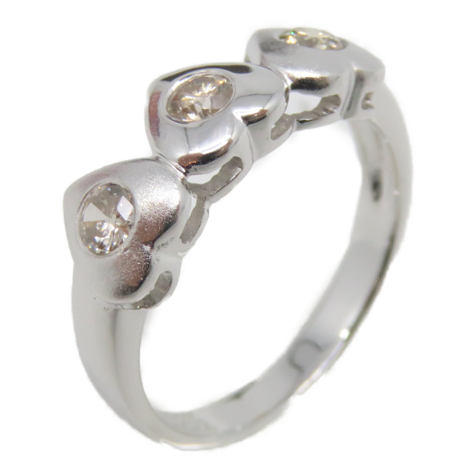 JEWELRY 【激減優惠】18K白金Ring鑽石戒指US#6