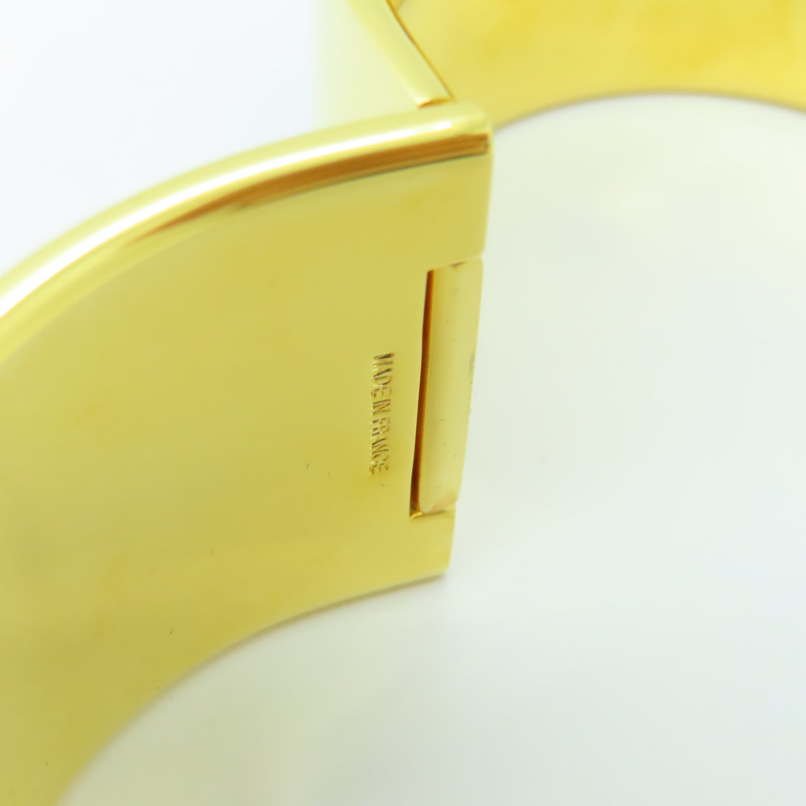 HERMES 【激減優惠】金屬Clic-Clac H金扣手鐲啡色