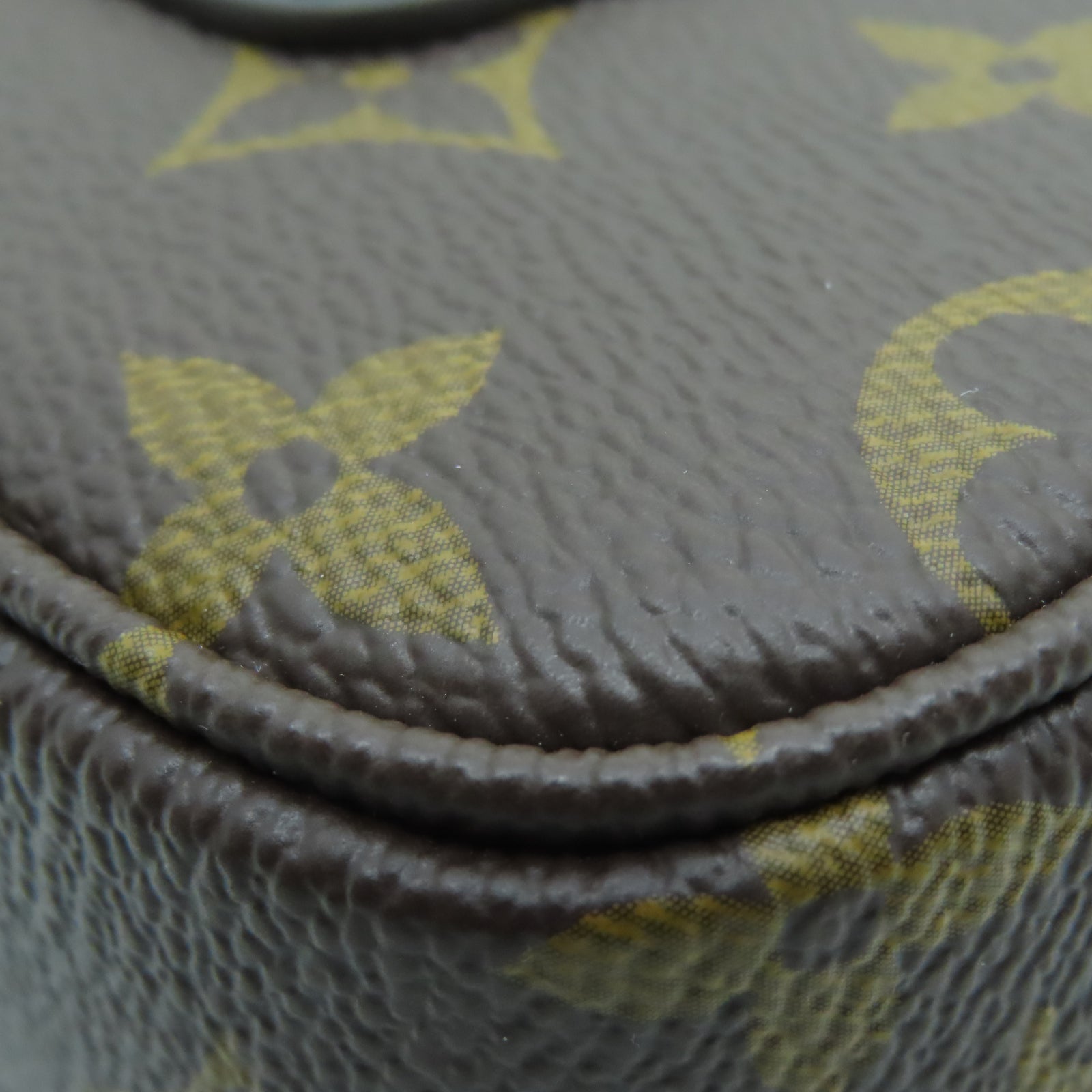 LOUIS VUITTON Monogram Marceau金扣肩背袋棕色