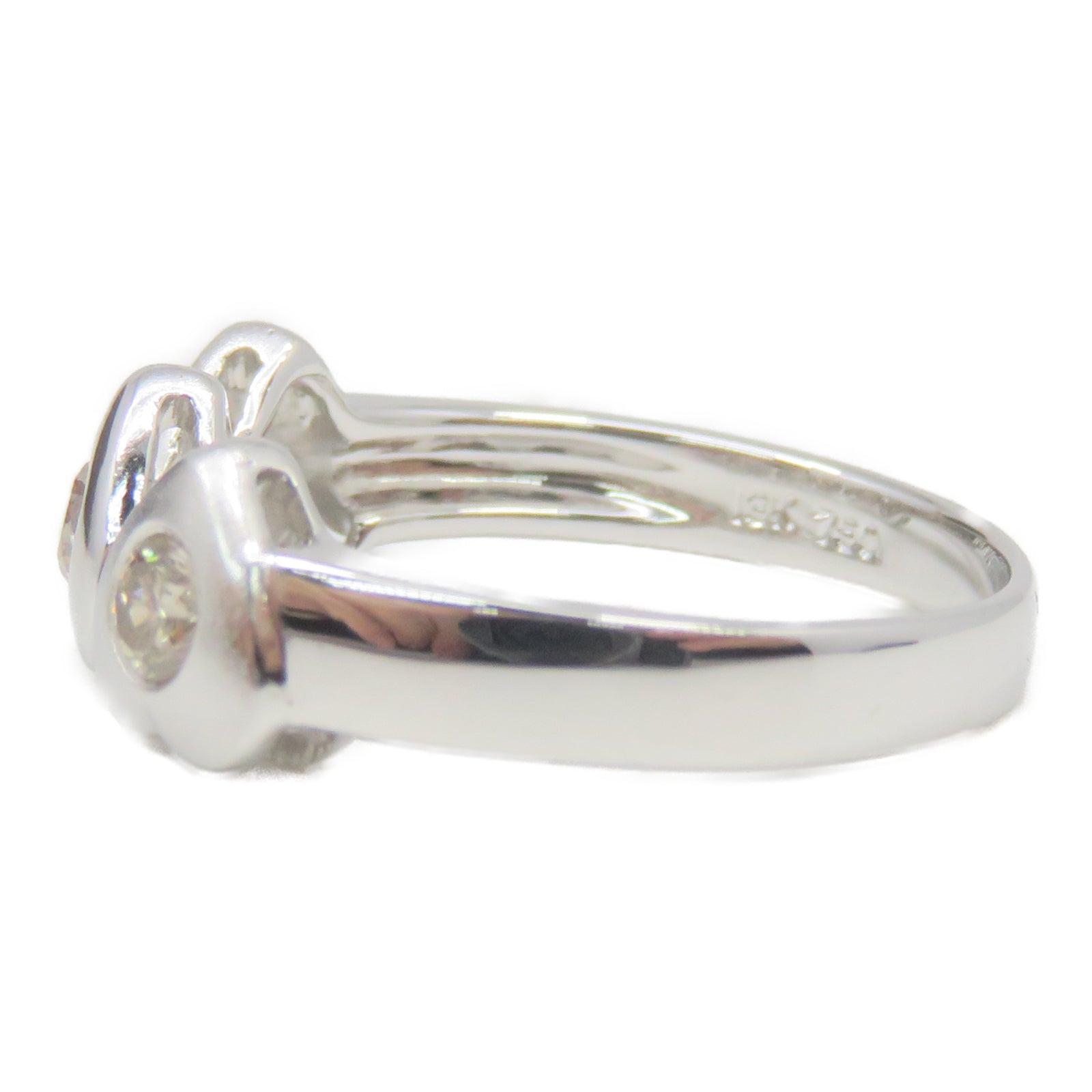 JEWELRY 【激減優惠】18K白金Ring鑽石戒指US#6