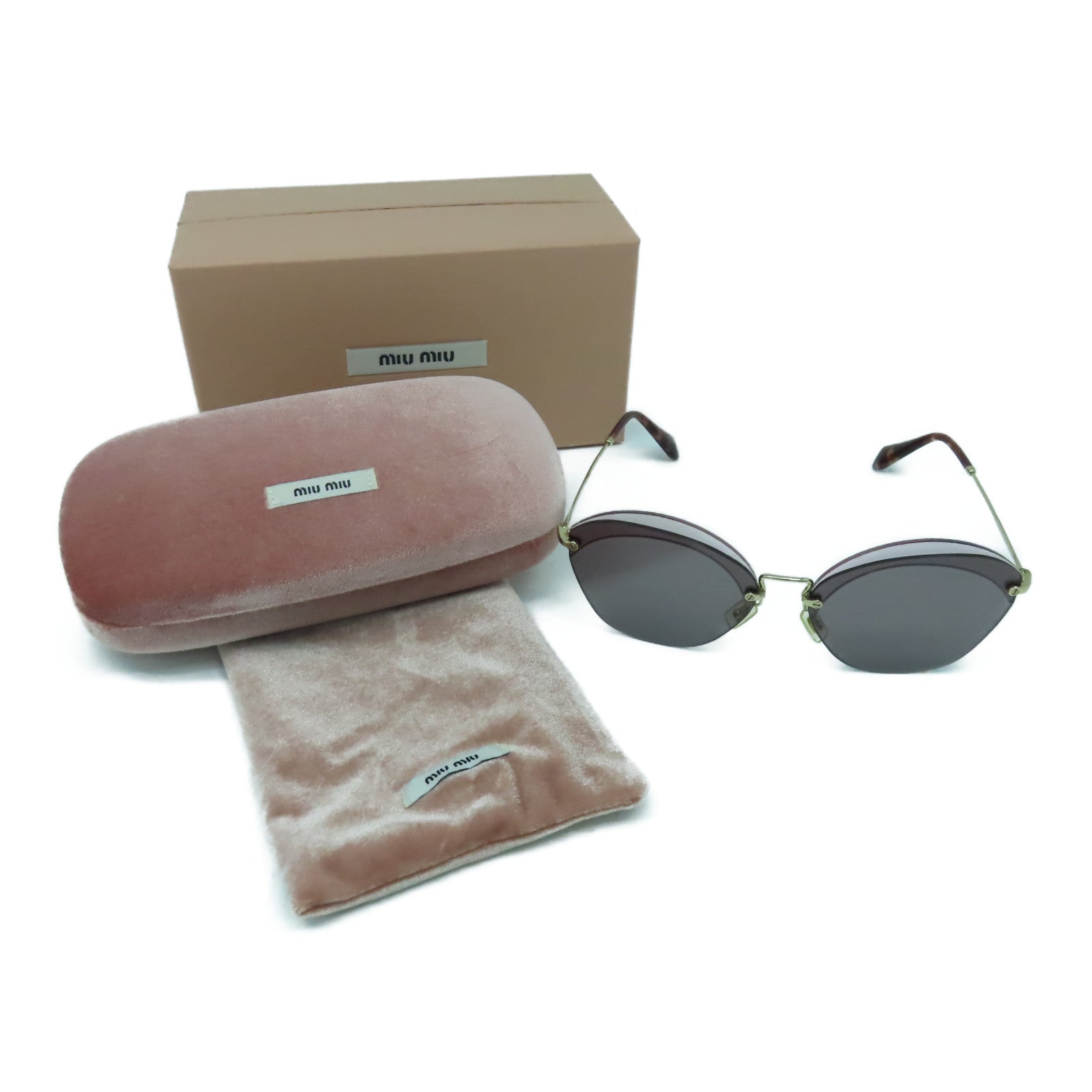 Miu Miu PVC Sunglasses金扣太陽眼鏡紫色