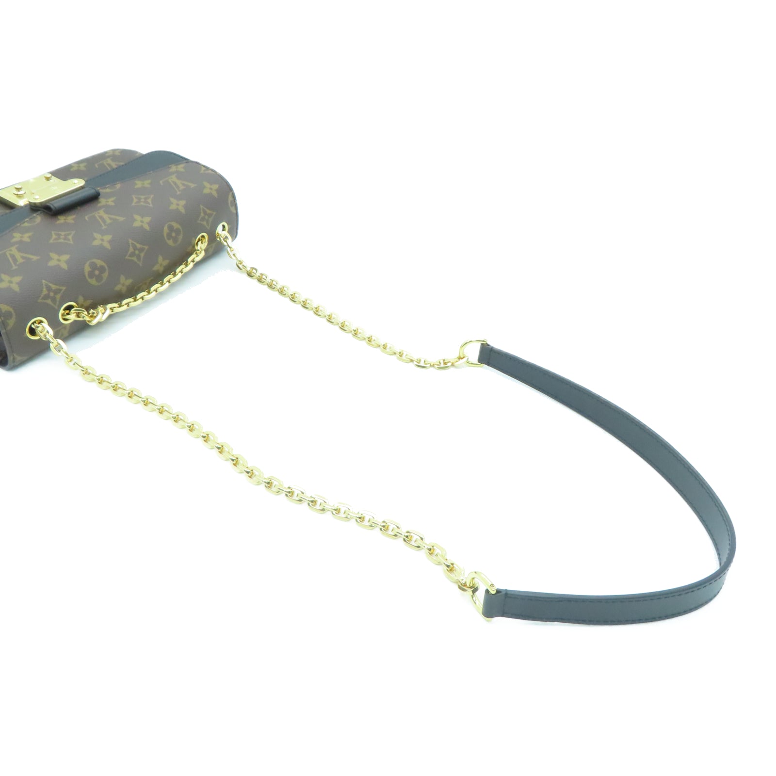 LOUIS VUITTON Monogram Marceau金扣肩背袋棕色