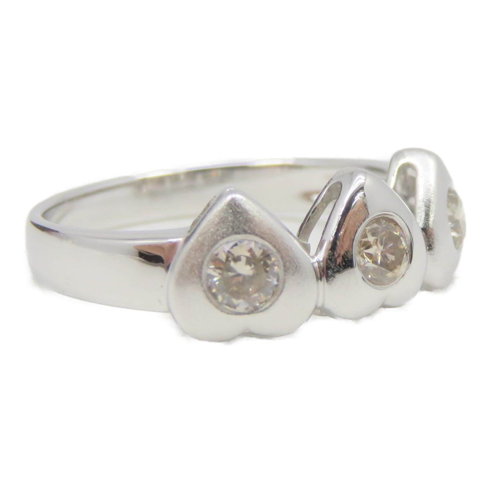 JEWELRY 【激減優惠】18K白金Ring鑽石戒指US#6