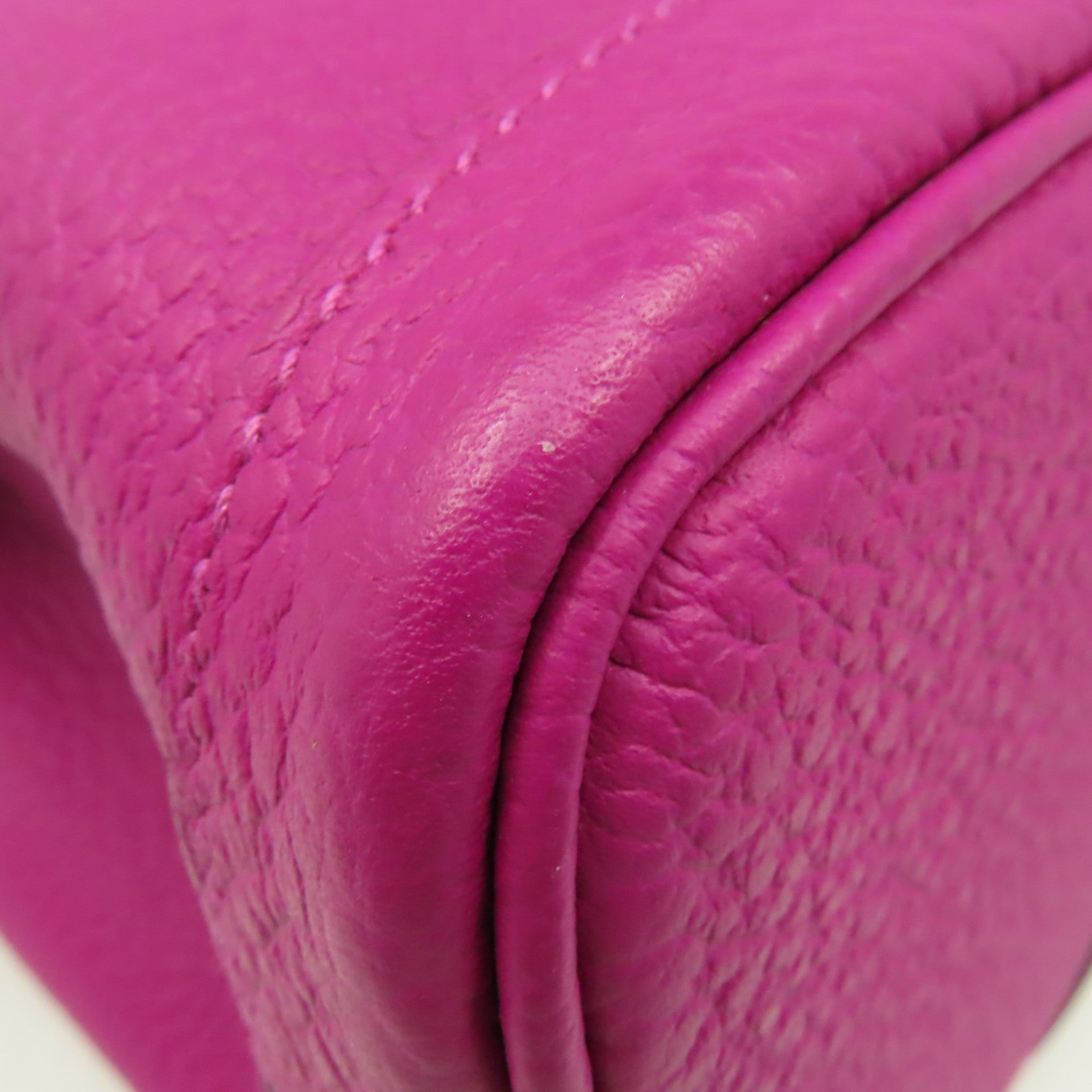 HERMES Country皮革Garden Party TPM Medium Tote Bag銀扣手挽袋L3 Rose Purple/玫瑰紫色