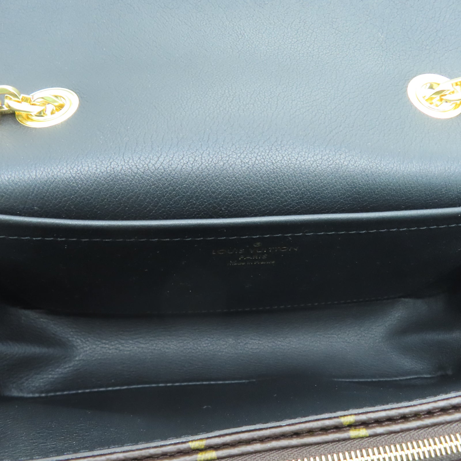 LOUIS VUITTON Monogram Marceau金扣肩背袋棕色