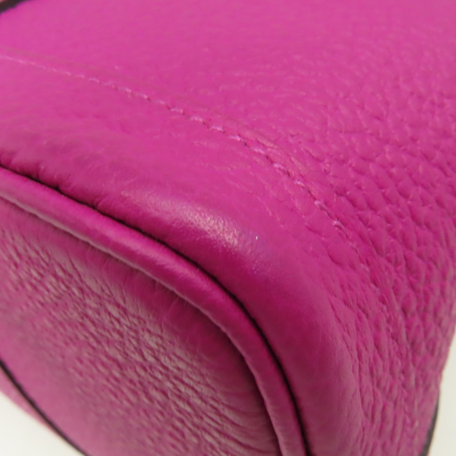 HERMES Country皮革Garden Party TPM Medium Tote Bag銀扣手挽袋L3 Rose Purple/玫瑰紫色