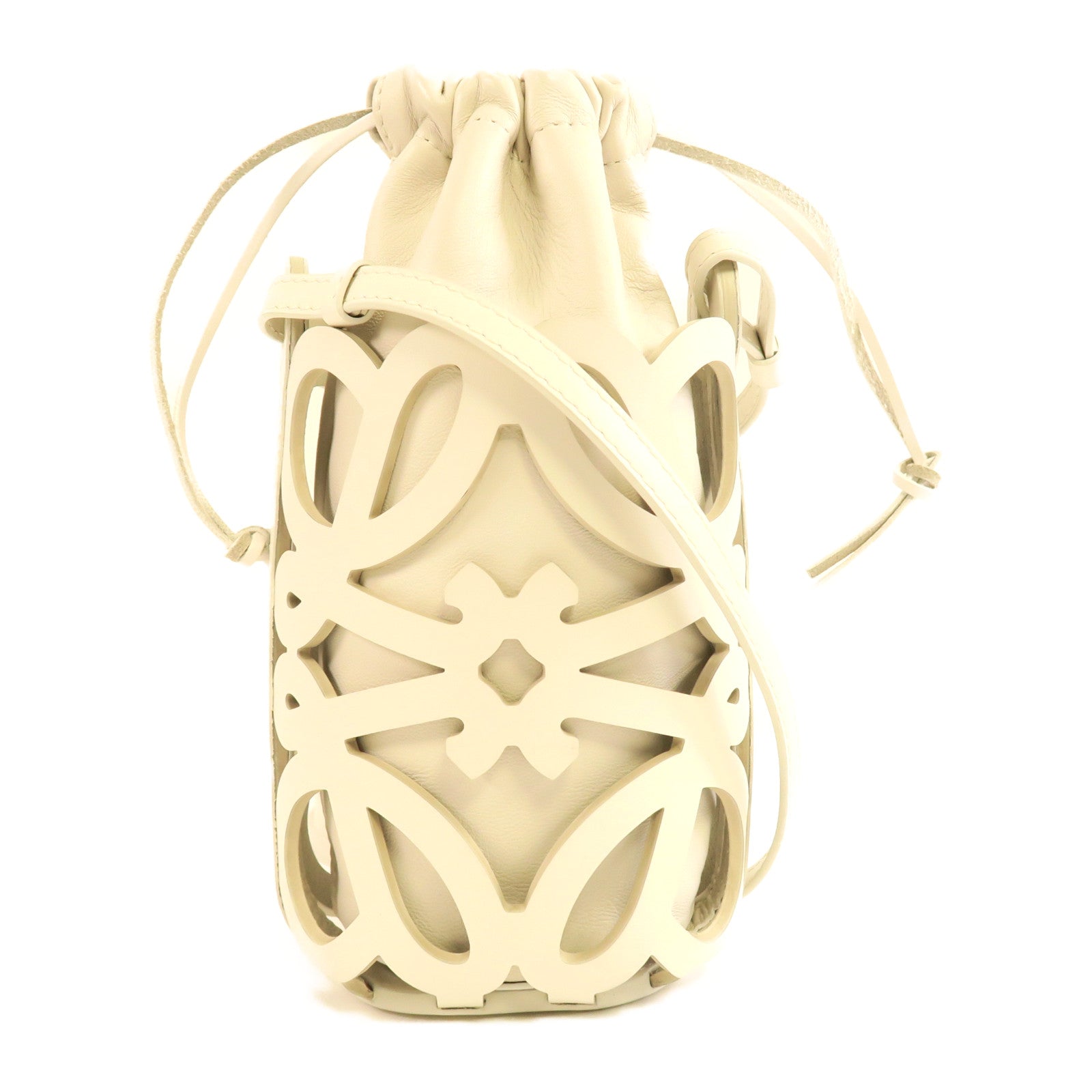 LOEWE 牛皮皮革Shoulder Bag肩背袋白色
