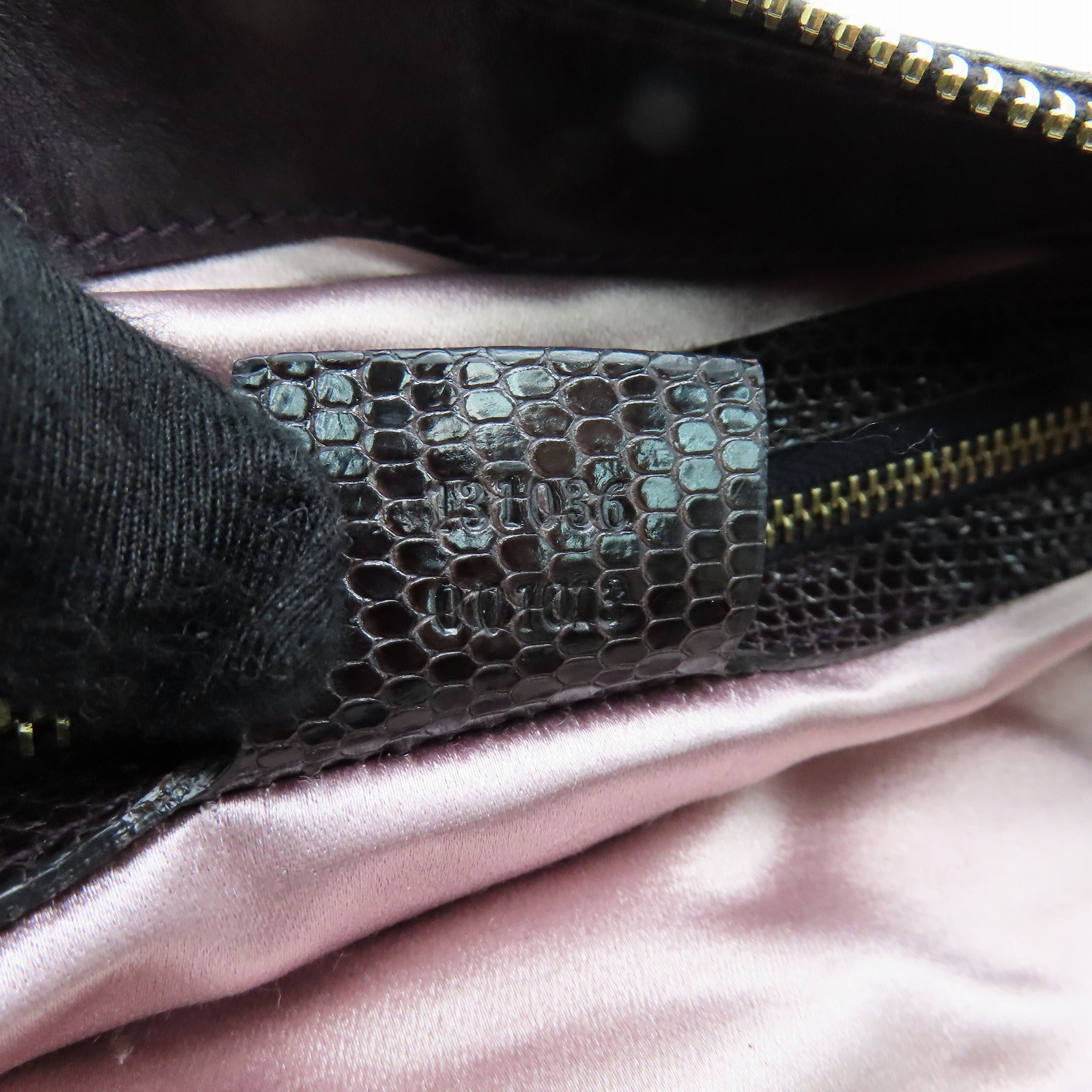 GUCCI velvet/lizard leather Handbag gold buckle hand bag wine red