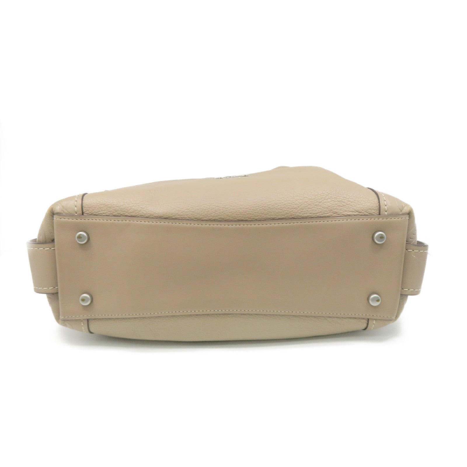 COACH 牛皮皮革Shoulder Bag肩背袋灰色