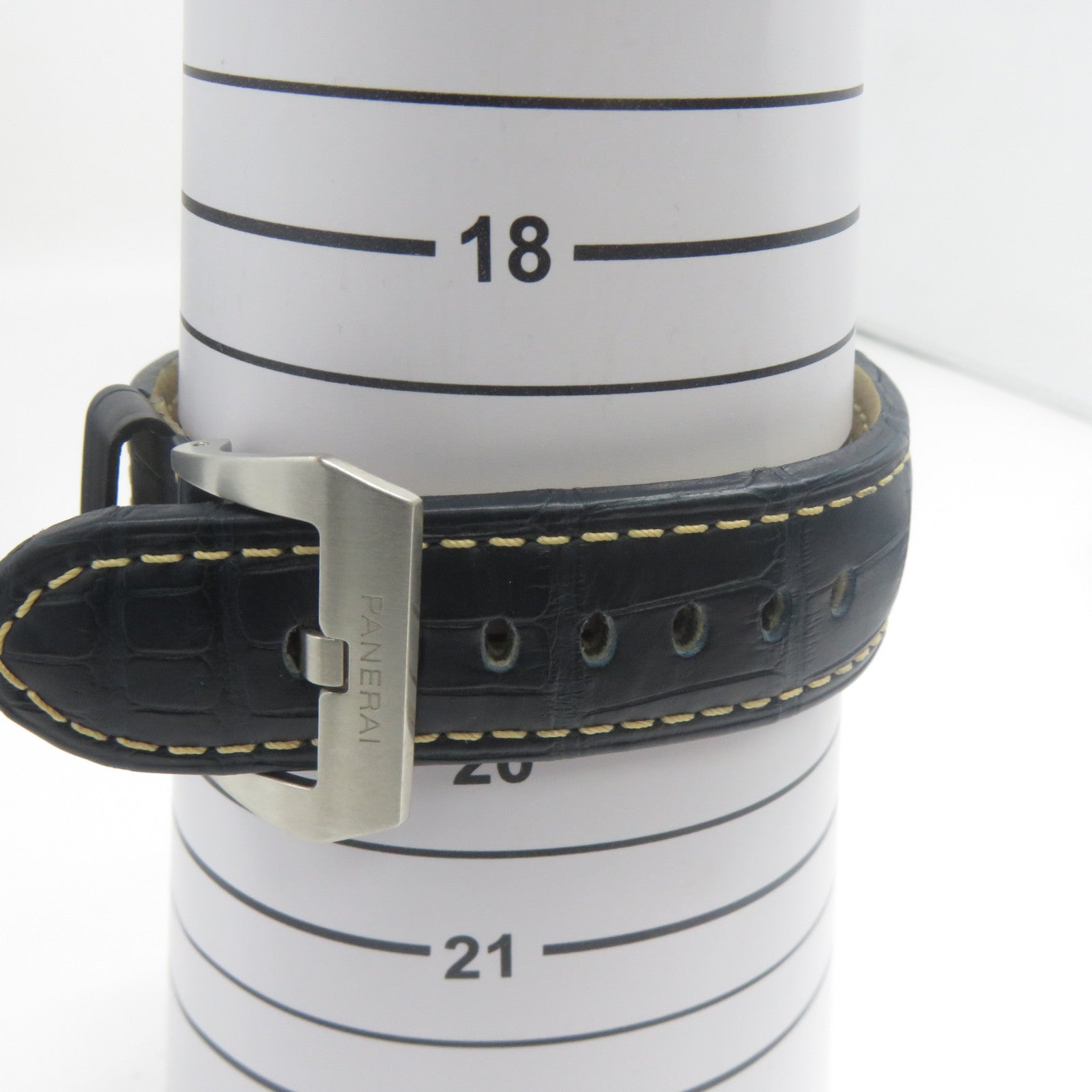 PANERAI Luminor GMT皮革帶/不鏽鋼手錶自動機芯